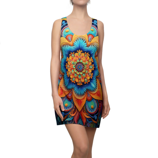 Floral Mandala - Artistic Racerback Dress