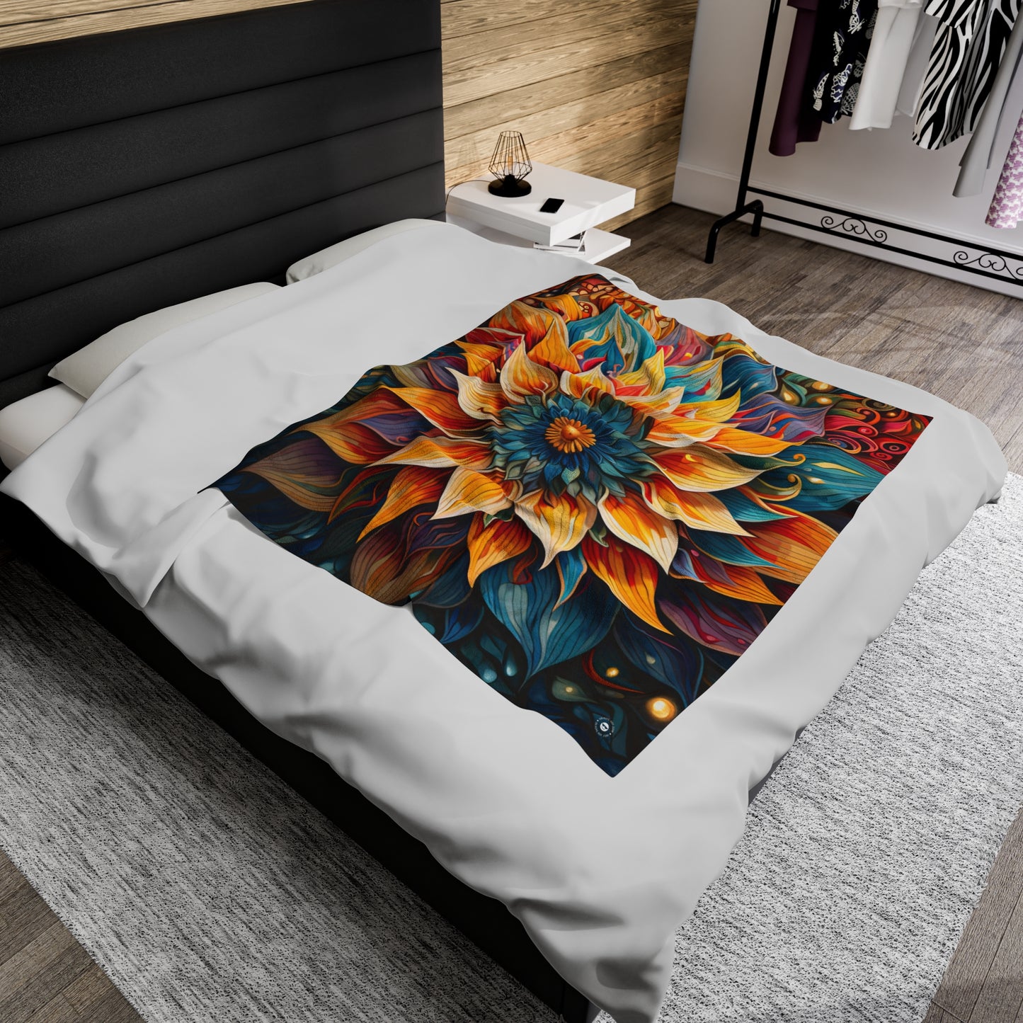 Pulsation - Artsy Throw Blanket