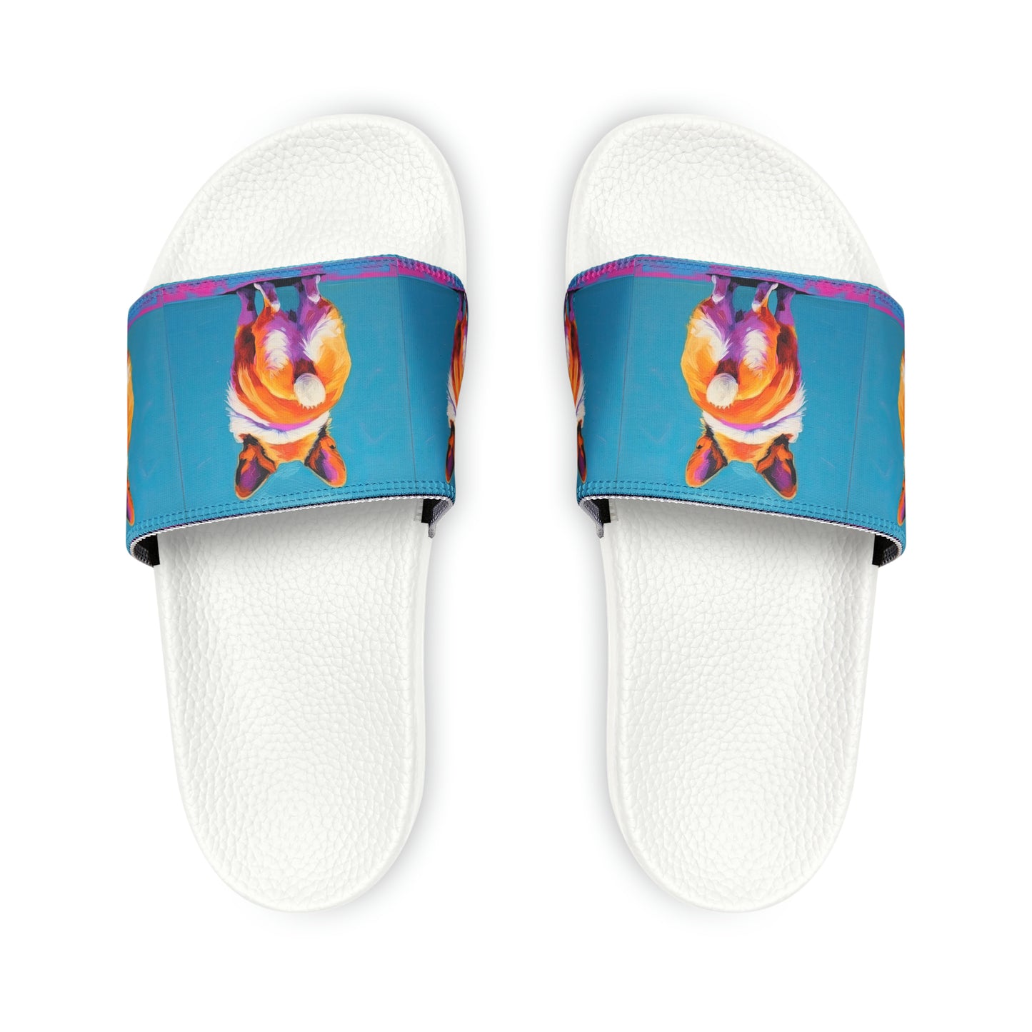 Corgi Butt Blues - Men's Slides