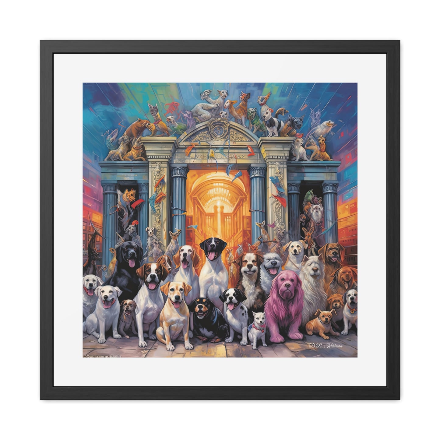 Welcome to the Pearly Gates - Framed Fine Art Print