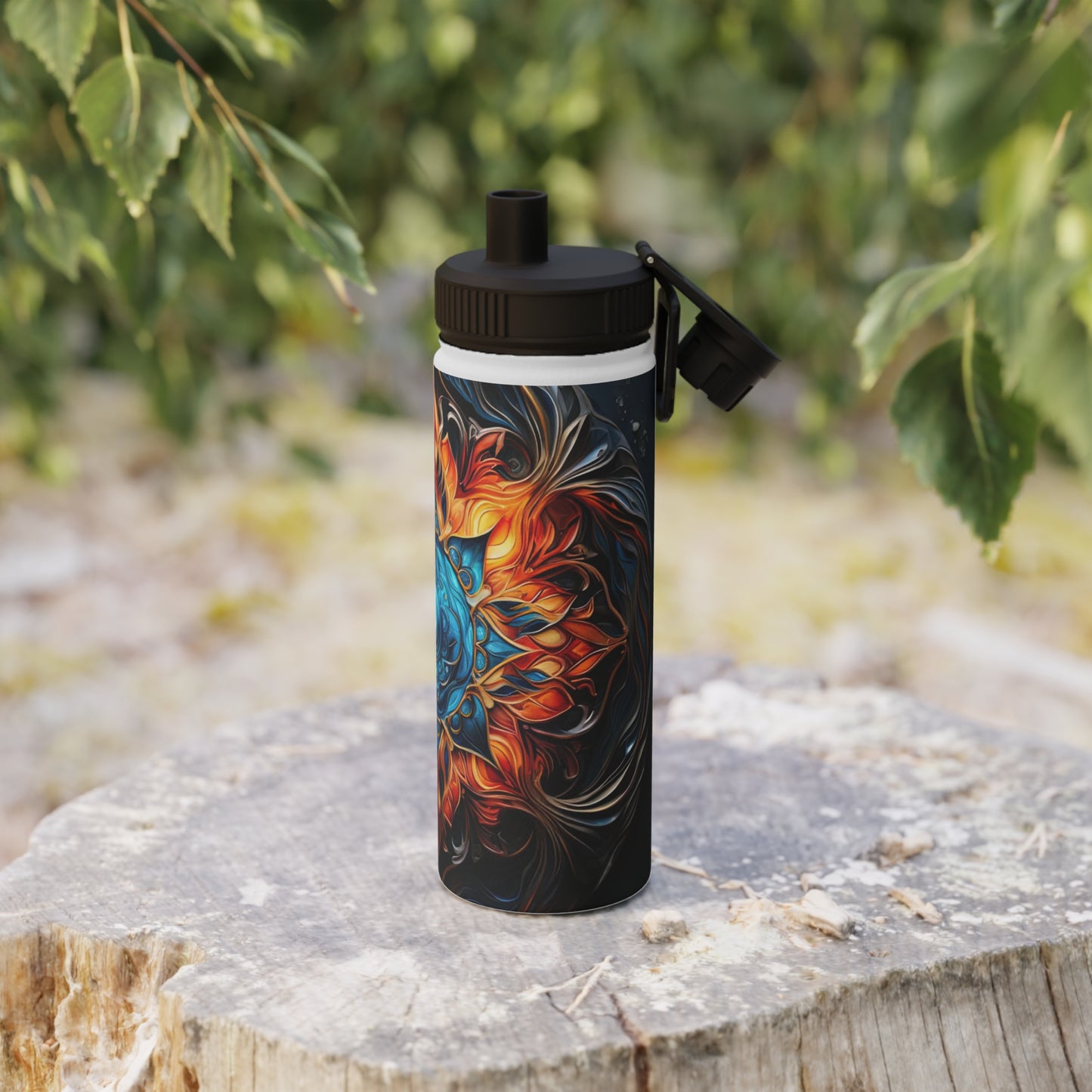 Fire and Ice - Water Bottle