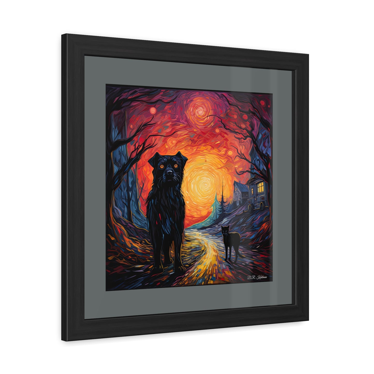 Scary Night - Framed Fine Art Print