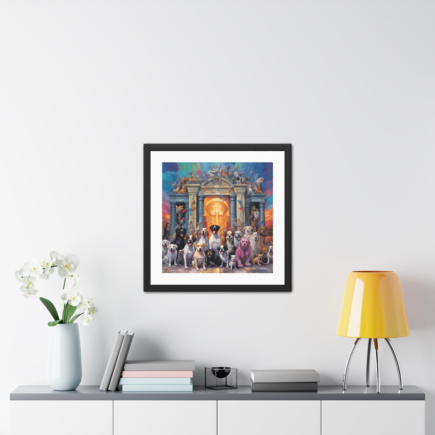 Welcome to the Pearly Gates - Framed Fine Art Print