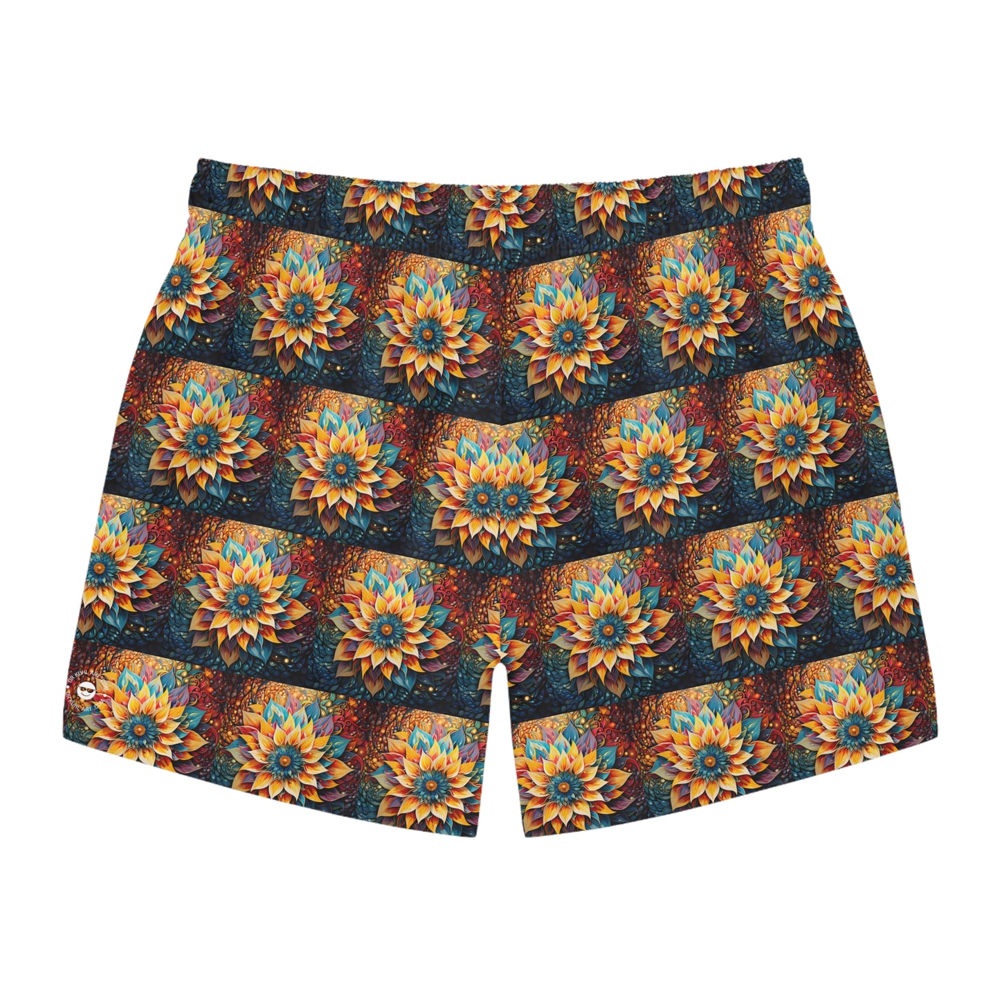 Pulsation Mosaic - Artsy Swim Trunks