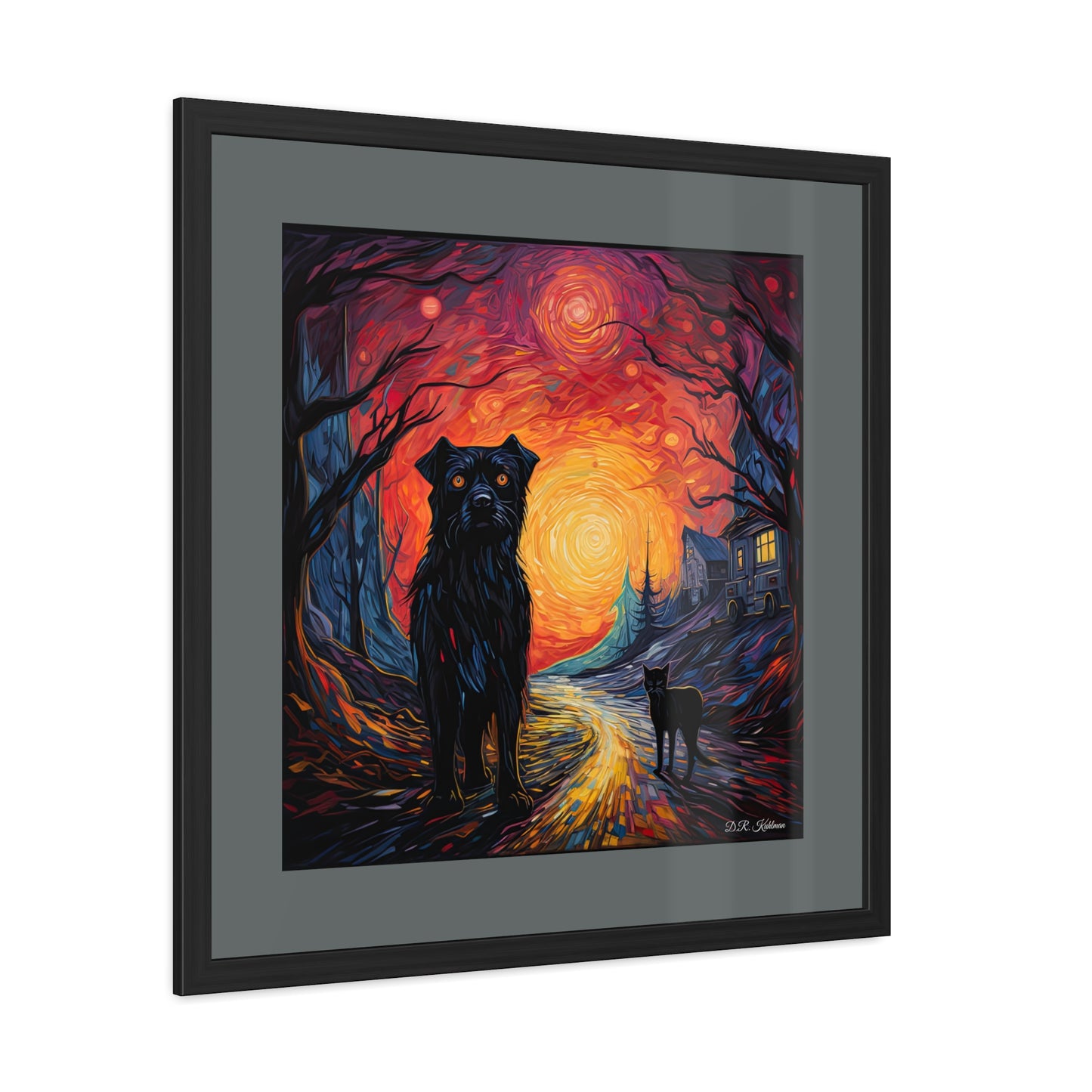 Scary Night - Framed Fine Art Print