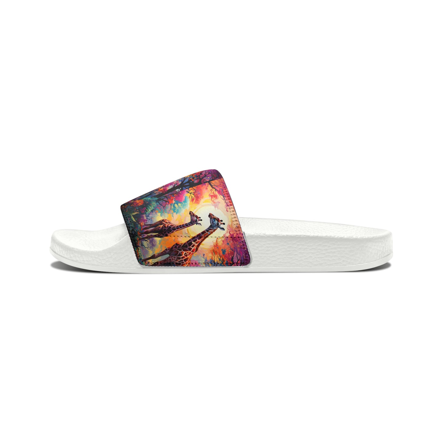 Giraffe Sunrise - Men's Slides