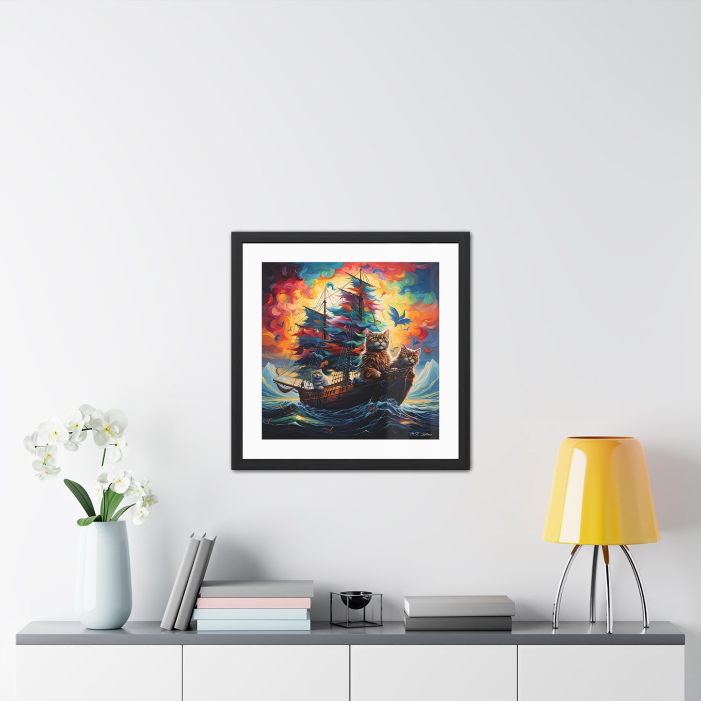 Sea Cats - Framed Fine Art Print