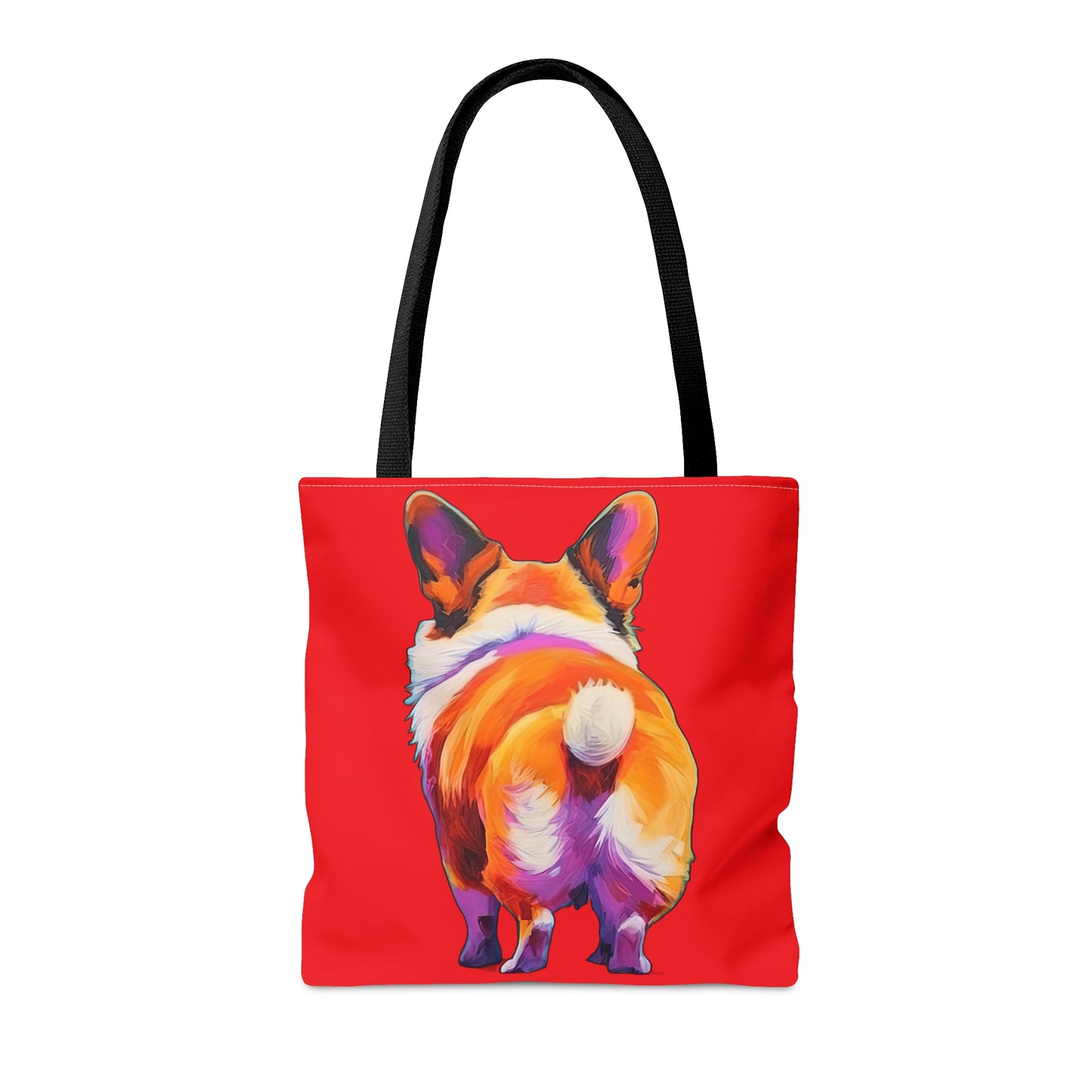 Corgi Butt in Red - Artistic Tote Bag