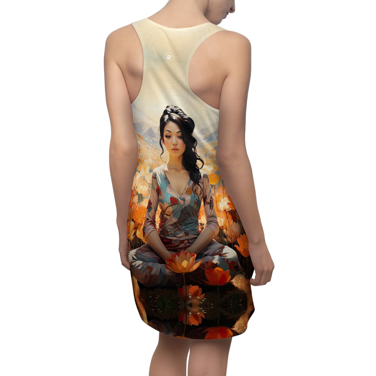 Enlotusment - Artistic Racerback Dress