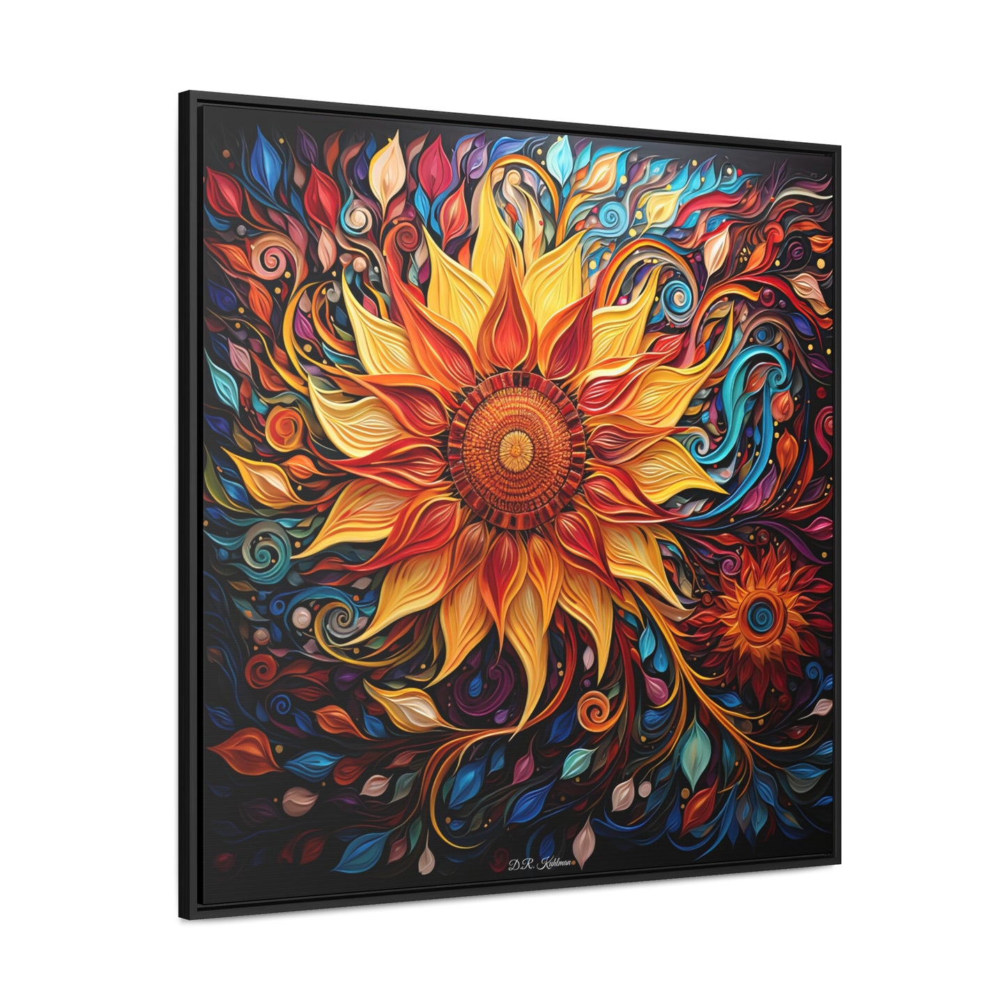 Blustery Blossom on Canvas