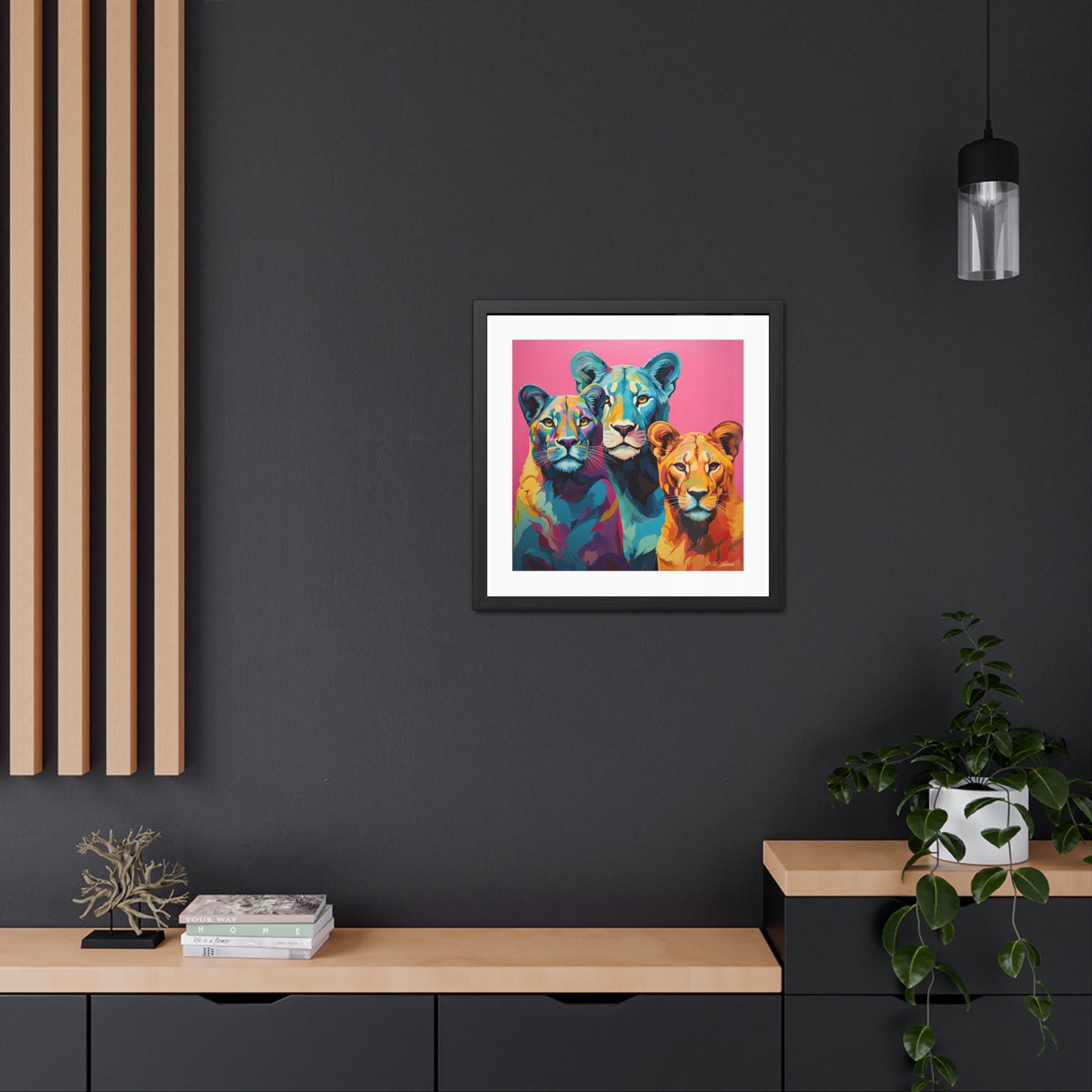 Lion Pride - Framed Fine Art Print