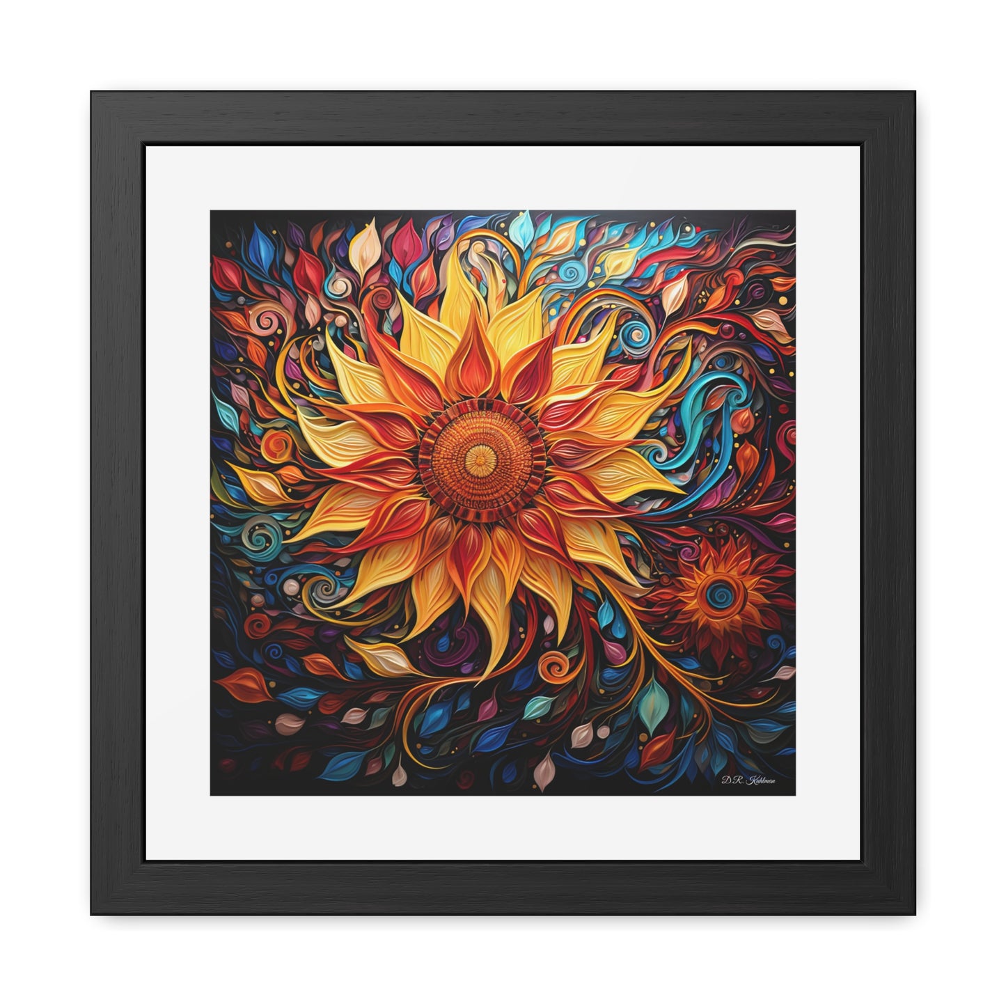 Blustery Blossom - Framed Fine Art Print