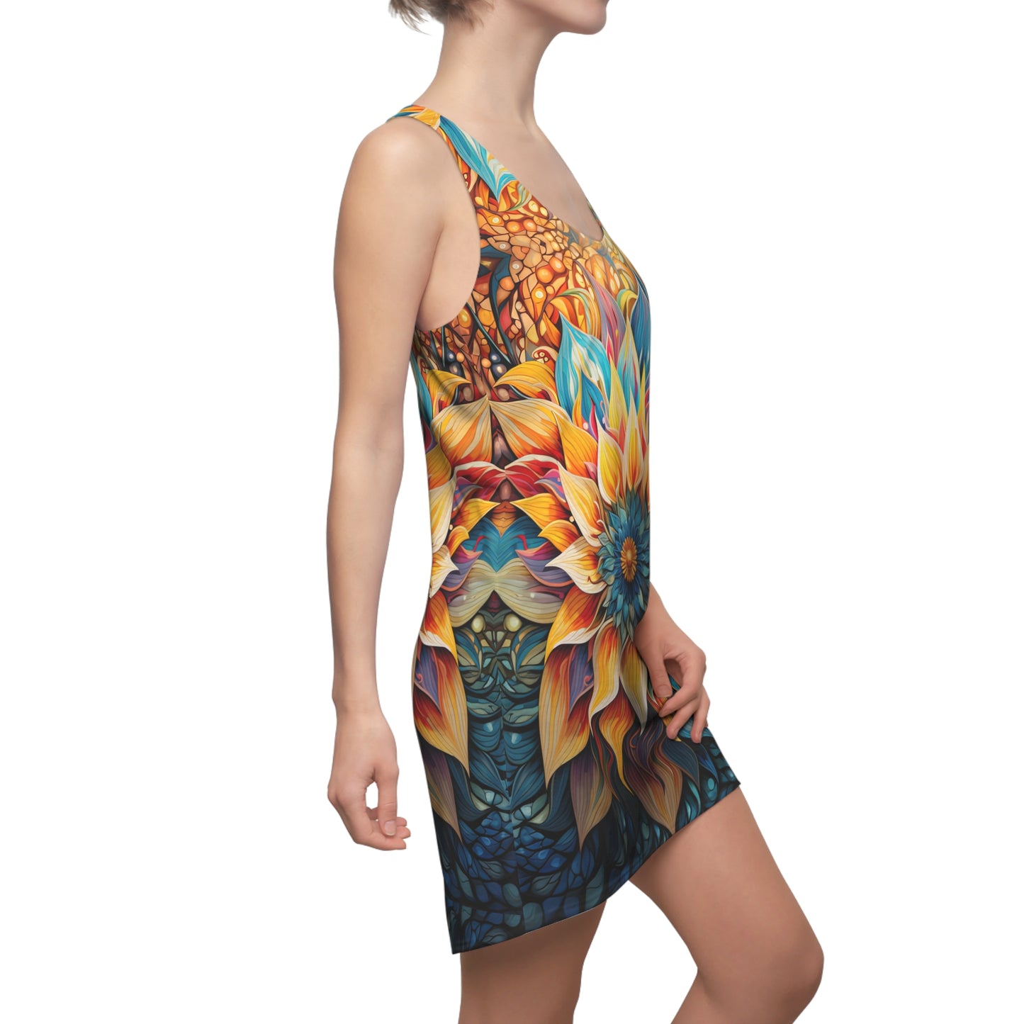 Pulsation - Artistic Racerback Dress