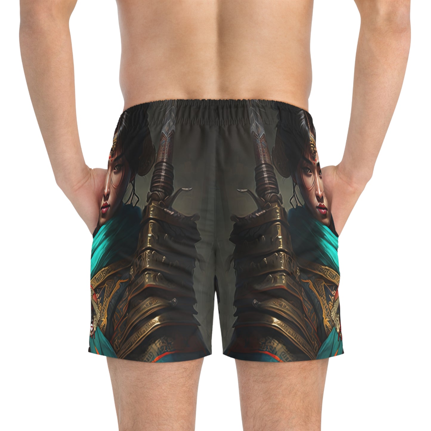 Bengal Tiger Goddess - Artsy Swim Trunks