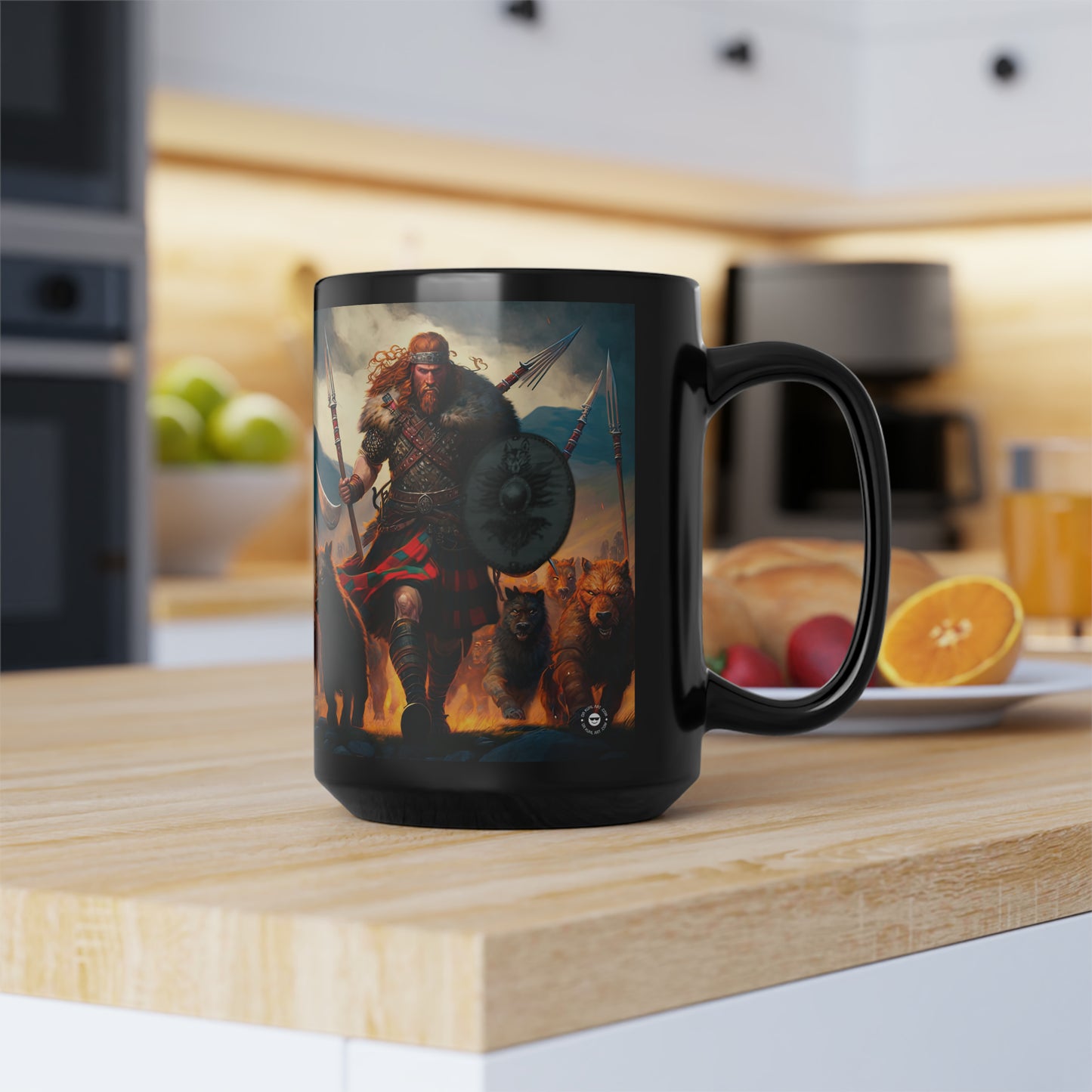 Scottish Battle Dog Pack - Mug Art