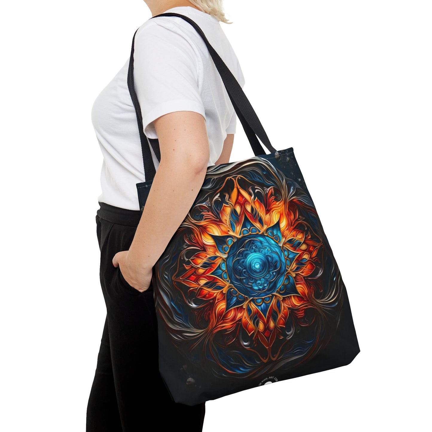 Fire and Ice - Artistic Tote Bag