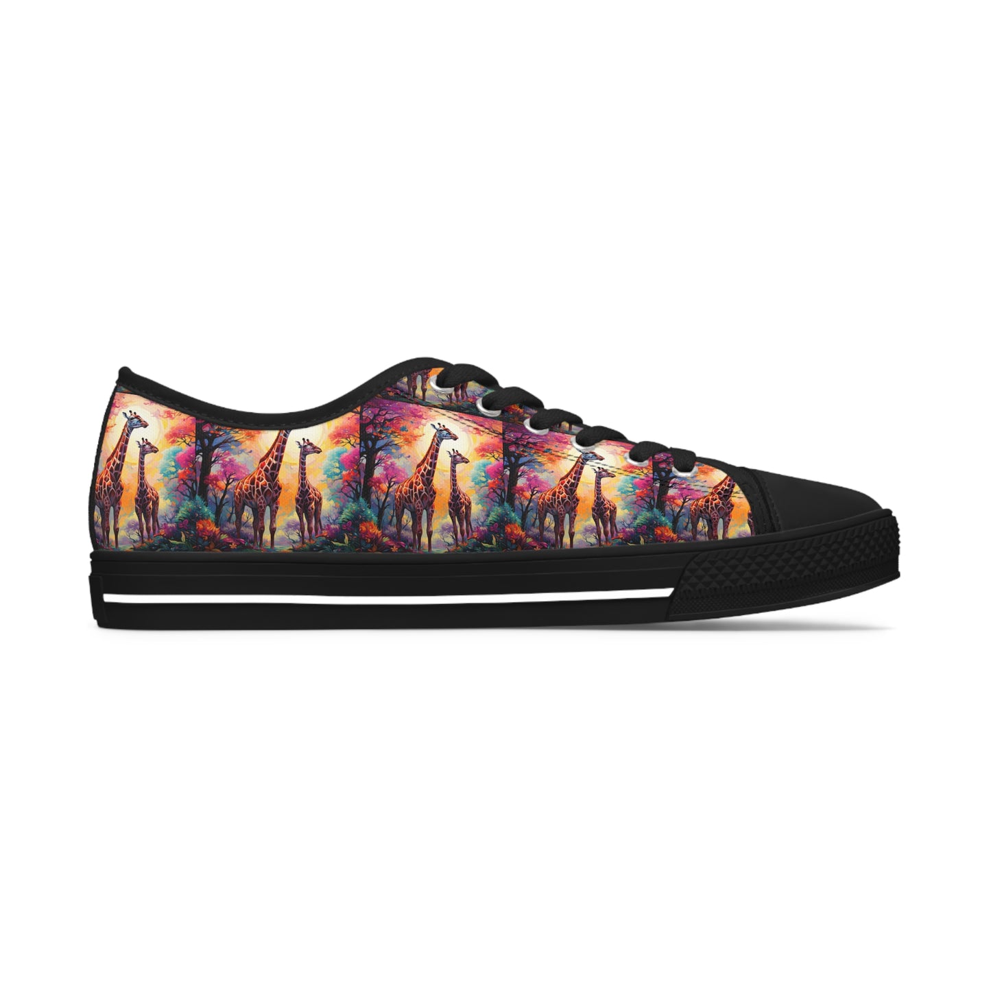 Giraffe Sunrise - Women's Sneakers