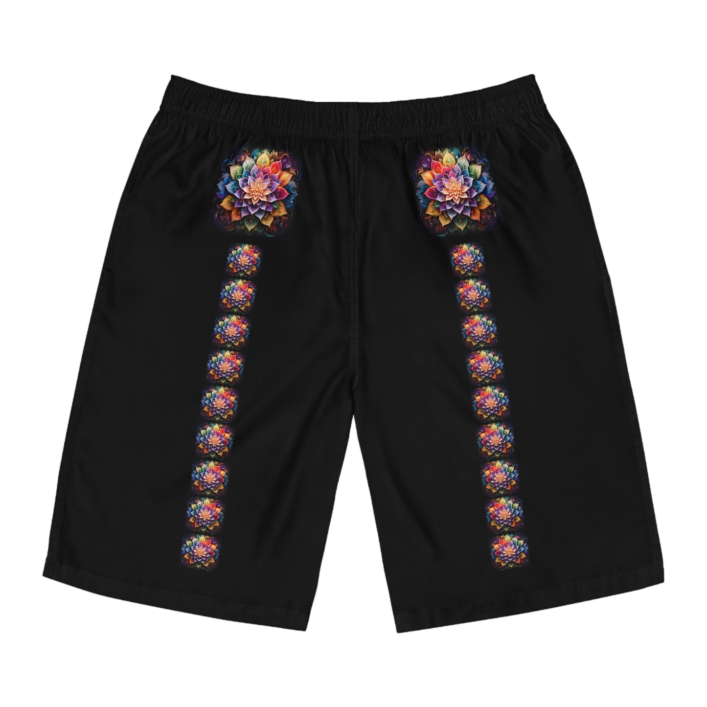 Lotus Mandala Trail - Artistic Board Shorts