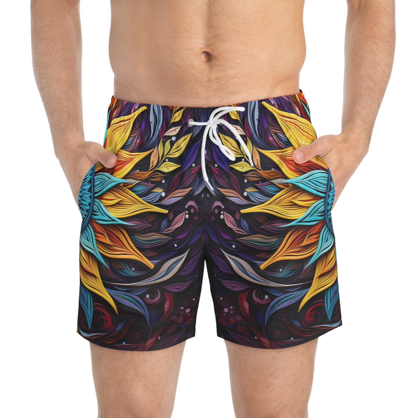 Swirl - Artsy Swim Trunks