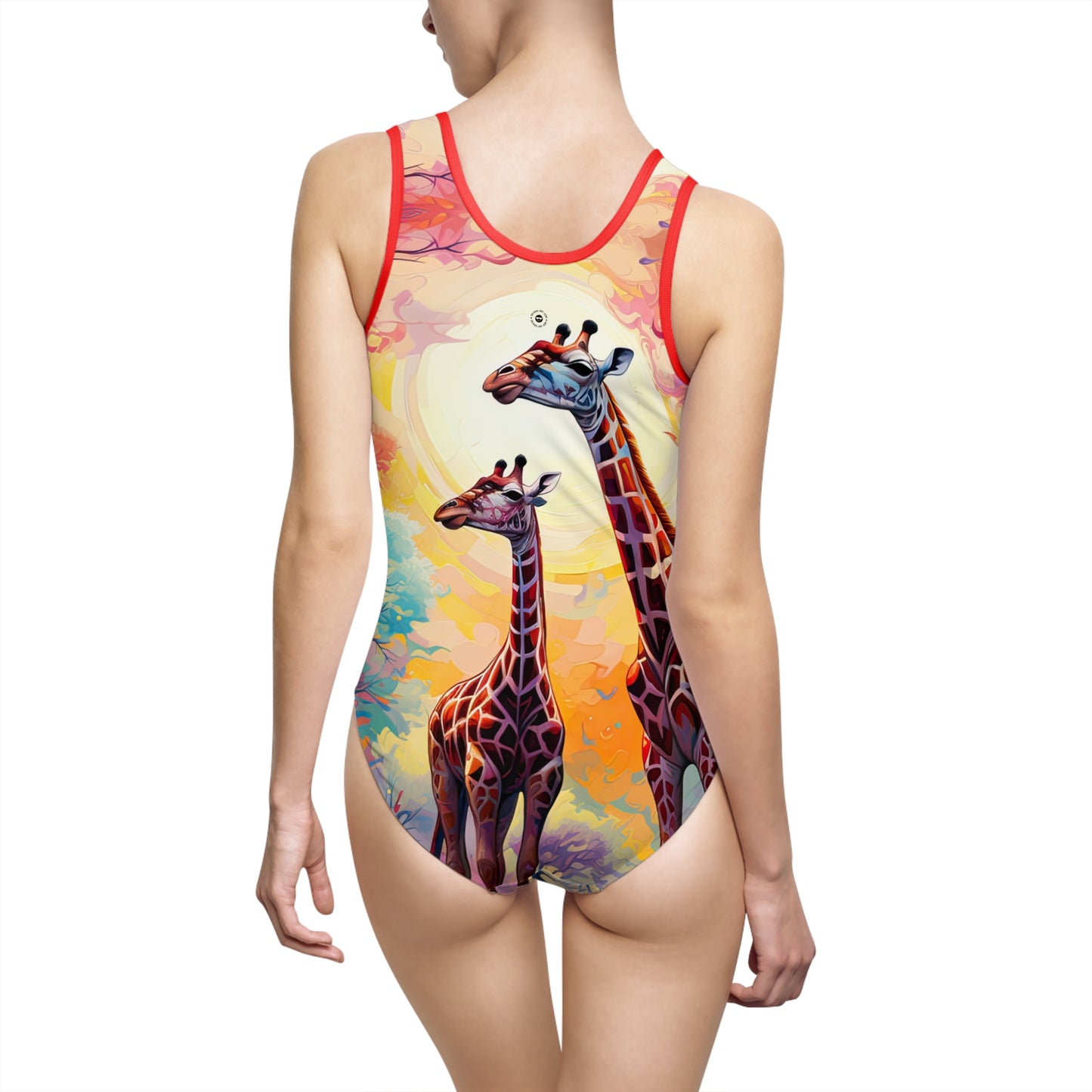 Giraffe Sunrise - Classic One-Piece