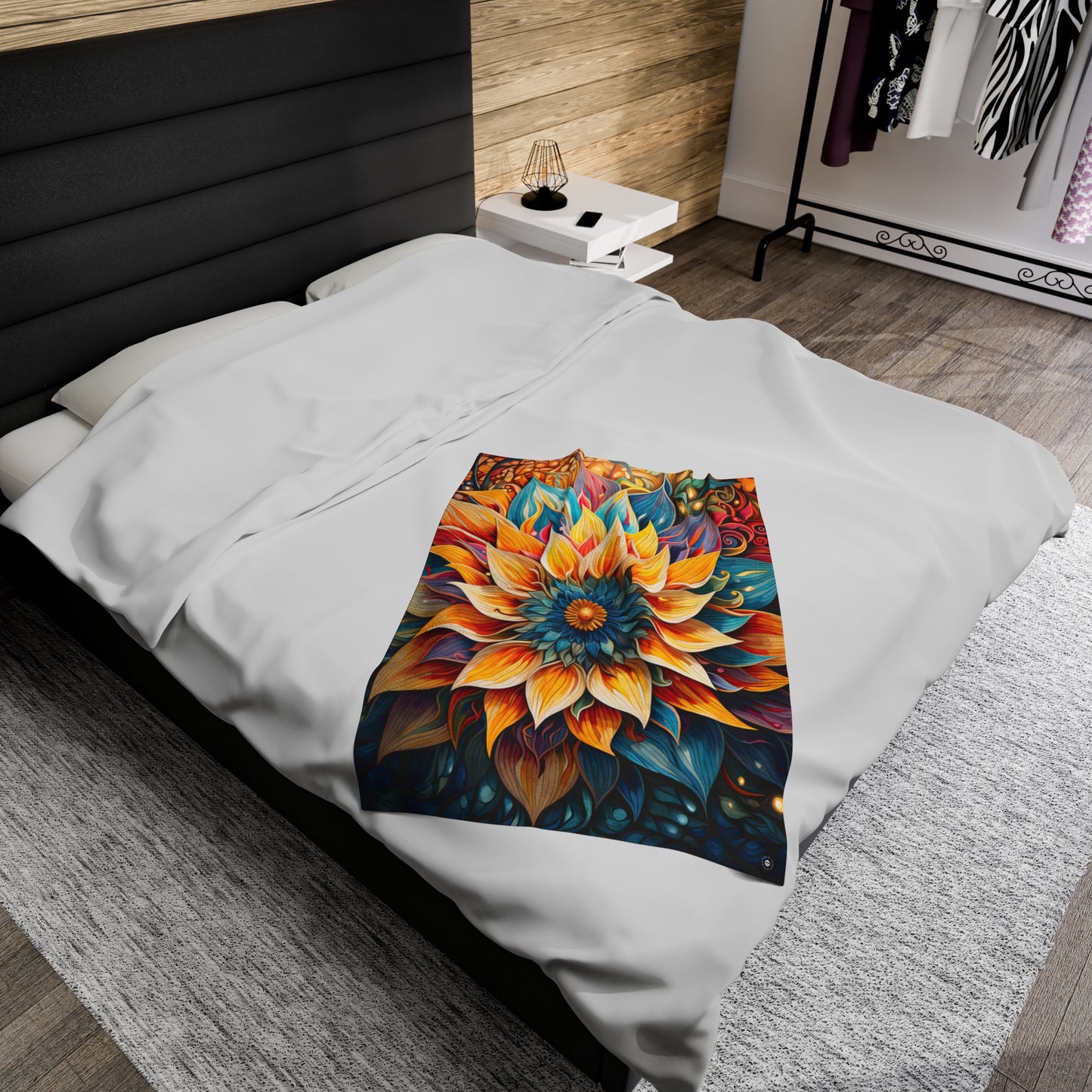 Pulsation - Artsy Throw Blanket