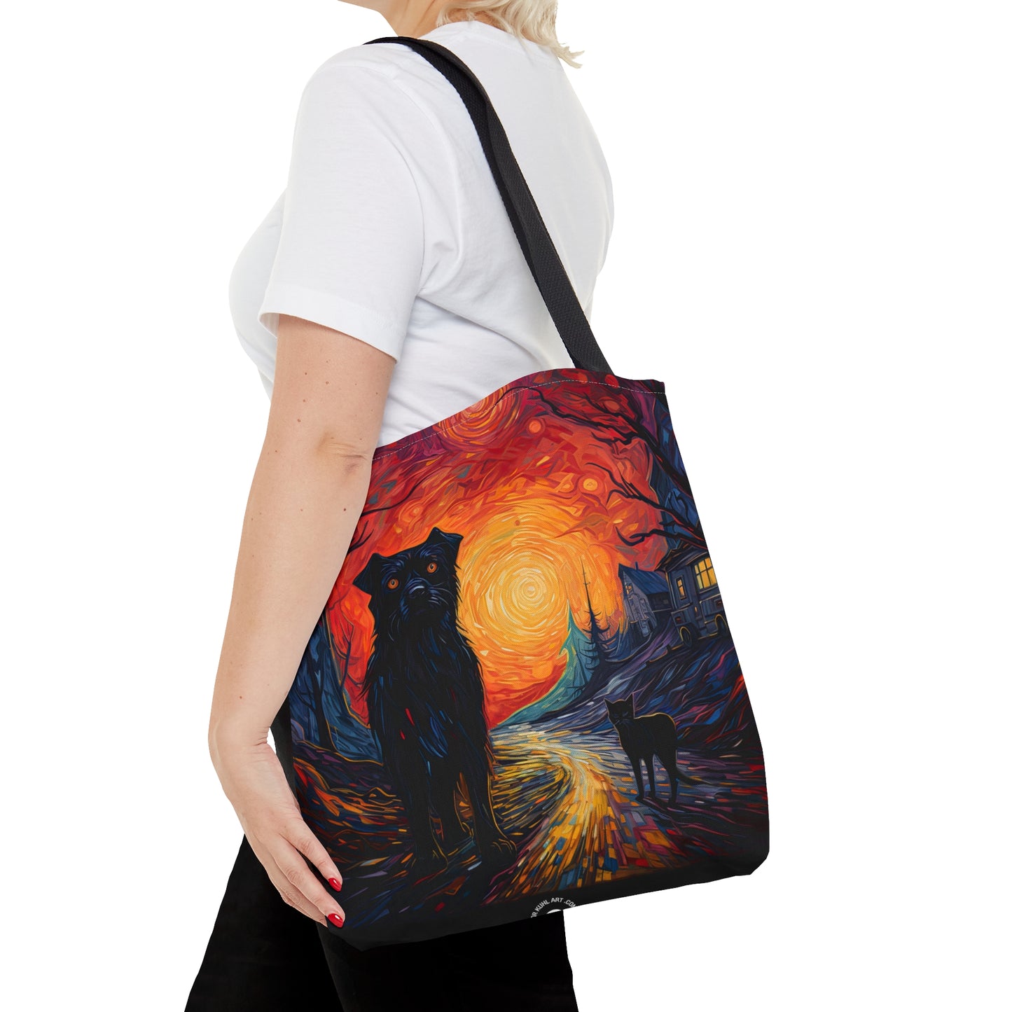 Scary Night - Artistic Tote Bag