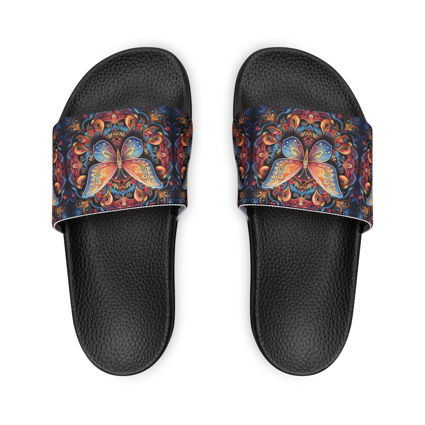 Butterfly Mandala - Men's Slides