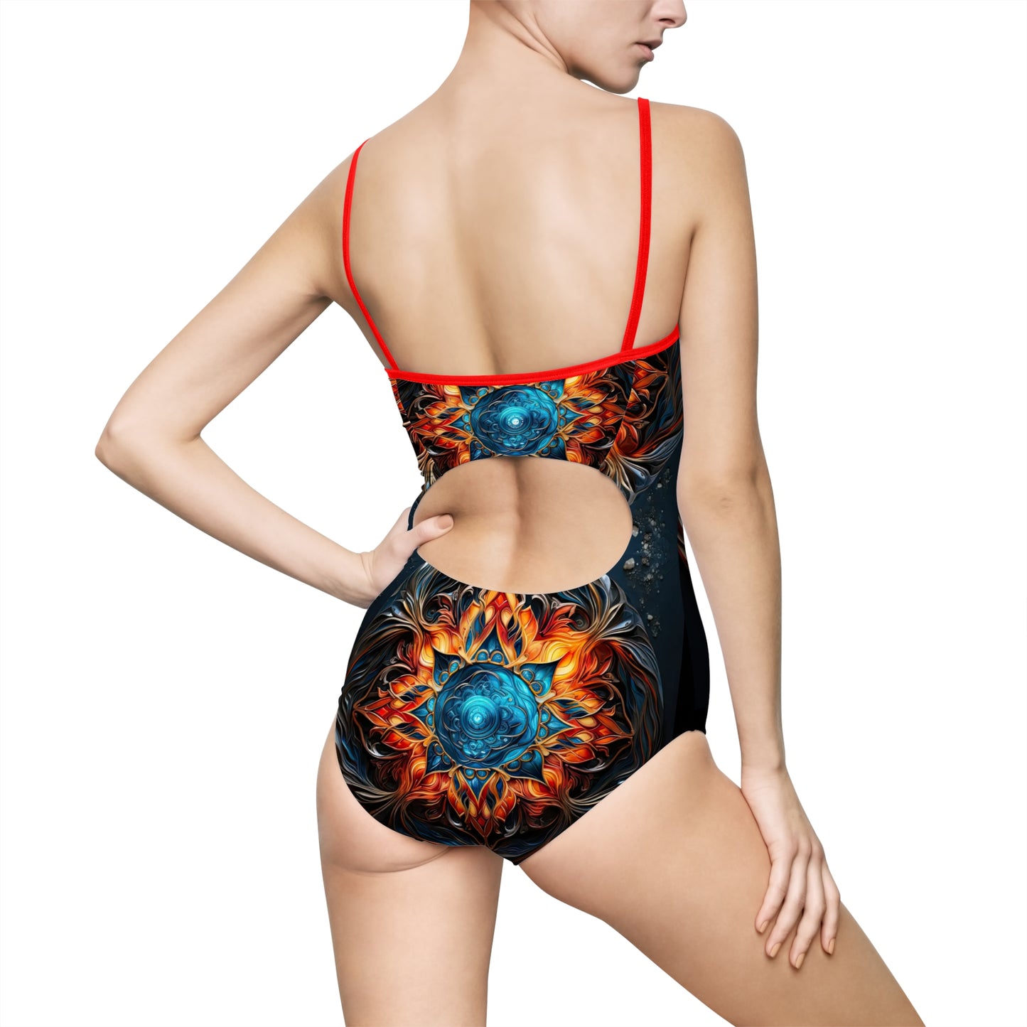 Fire and Ice - Artsy One-Piece