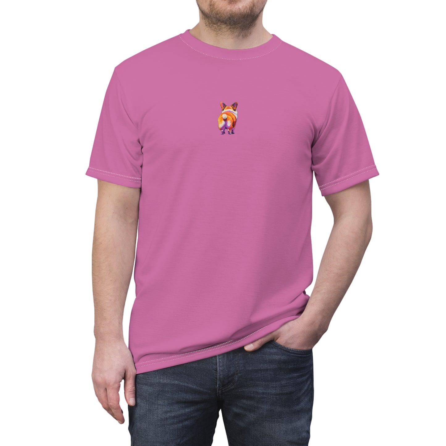 Corgi Butt in Pink - Fashion Tee