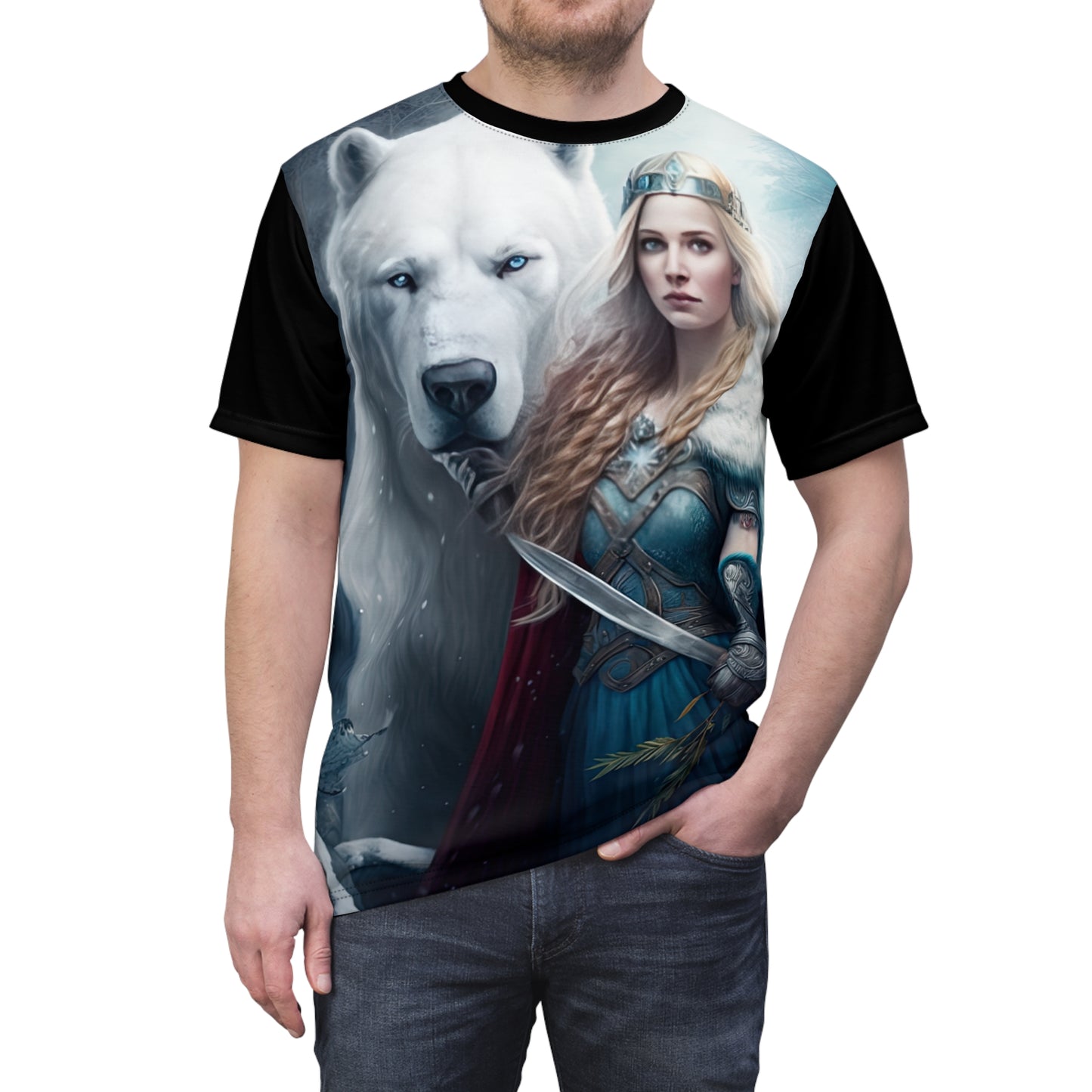 Polar Bear Baroness in Black - Fashion Tee