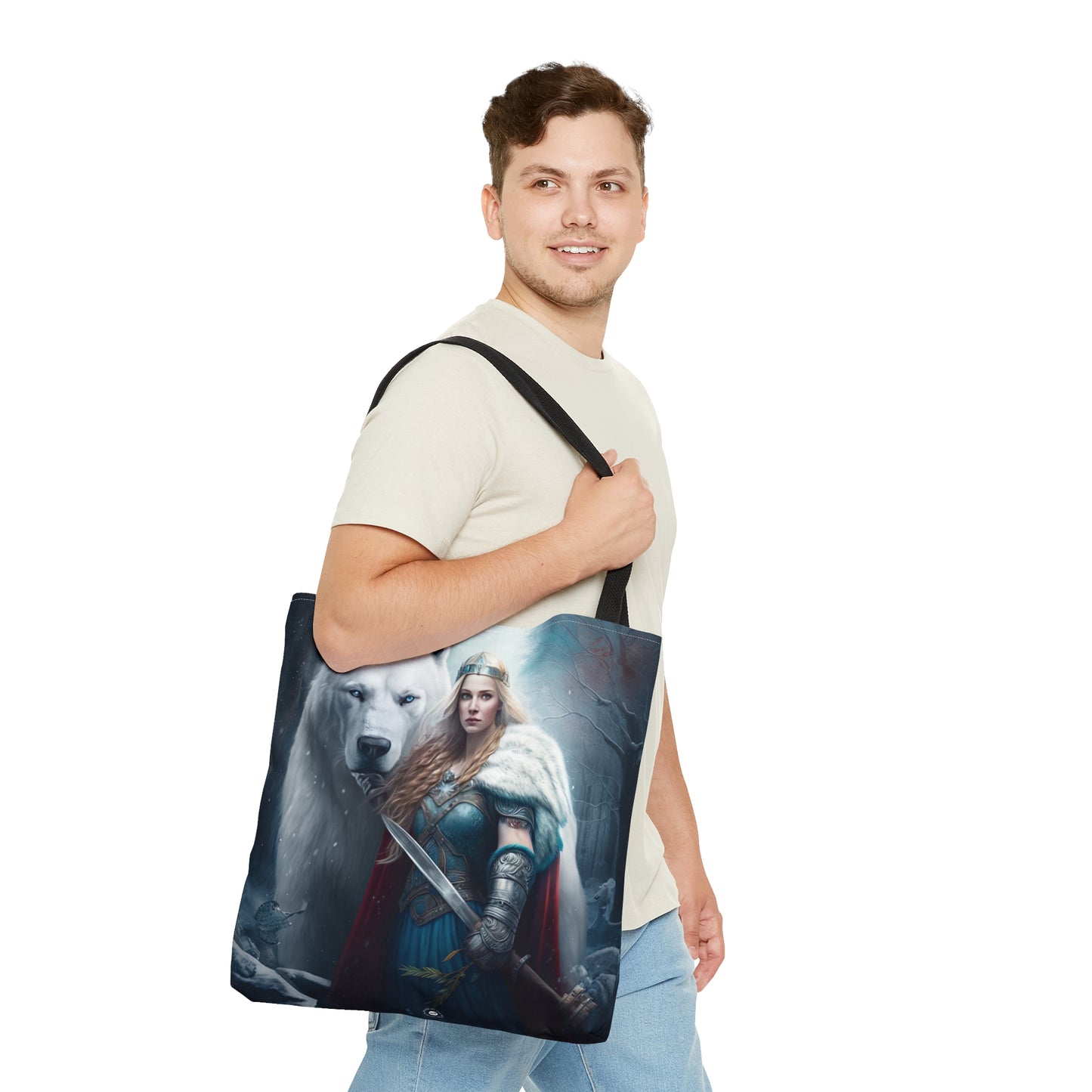 Polar Bear Baroness - Artistic Tote Bag