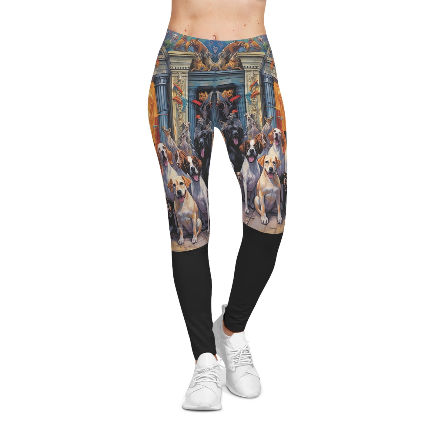 Welcome to the Pearly Gates - Artistic Leggings