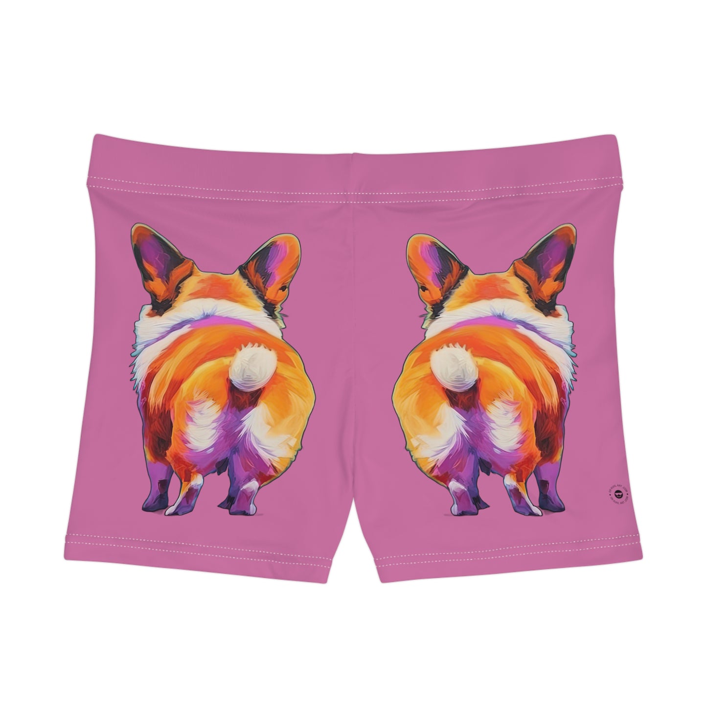 Corgi Butt in Pink - Artistic Shorts