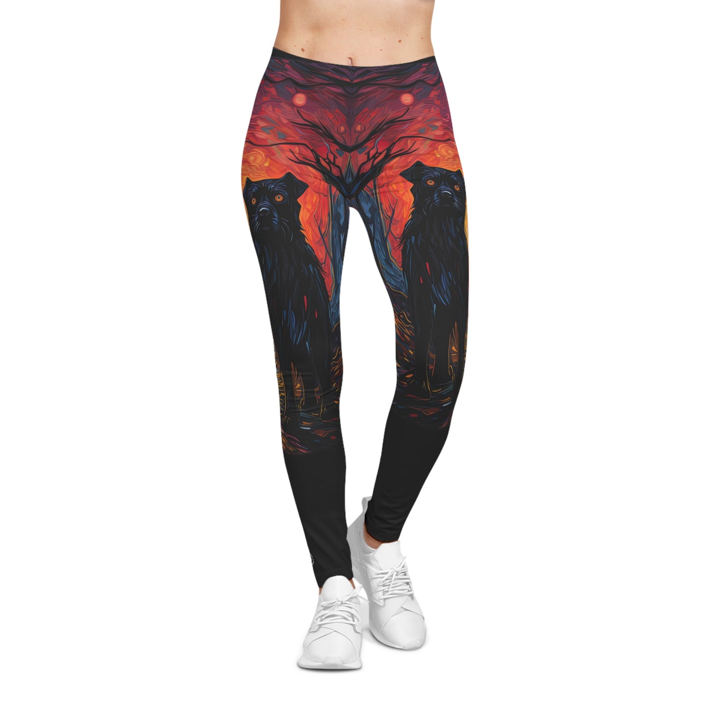 Scary Night - Artistic Leggings