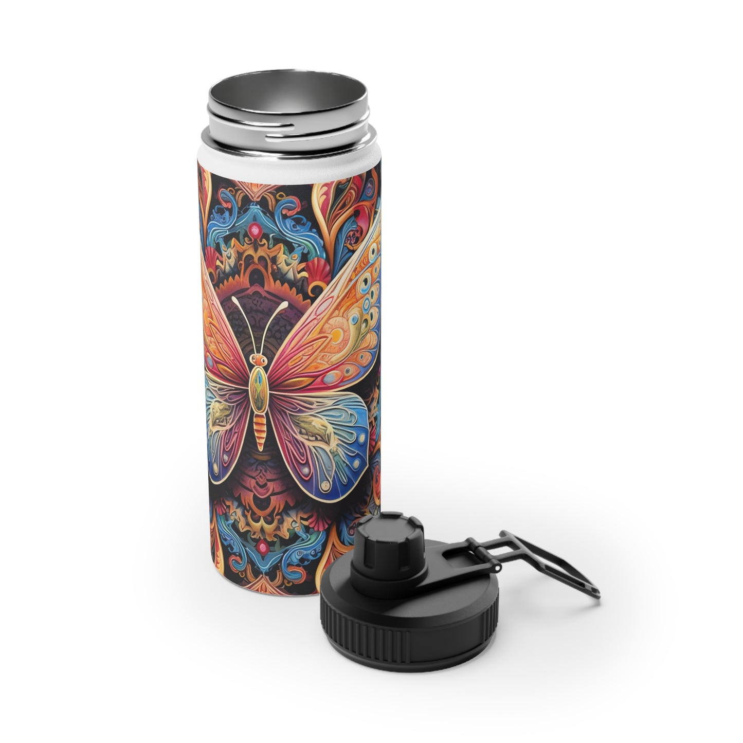 Butterfly Mandala - Water Bottle