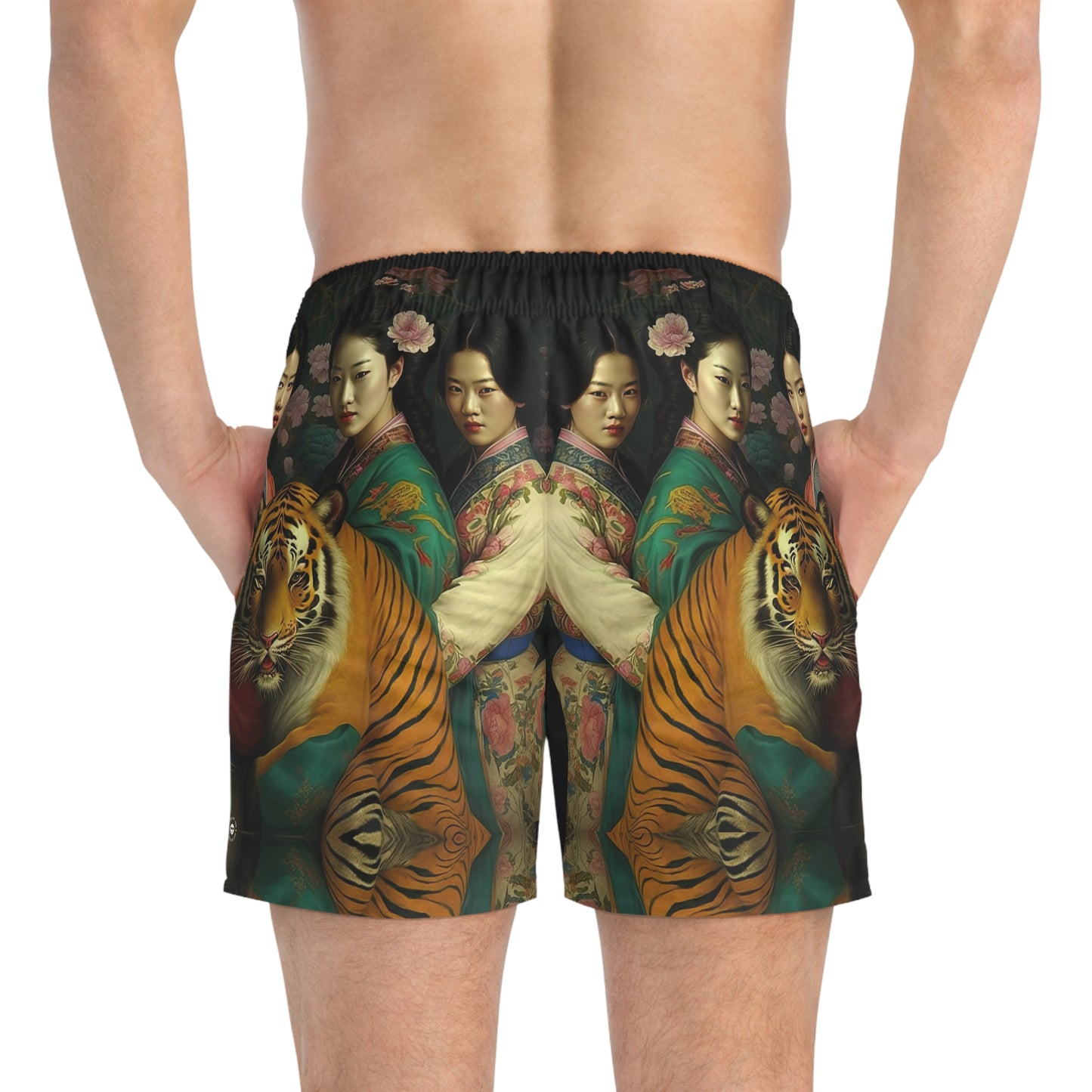 Tiger Girls - Artsy Swim Trunks