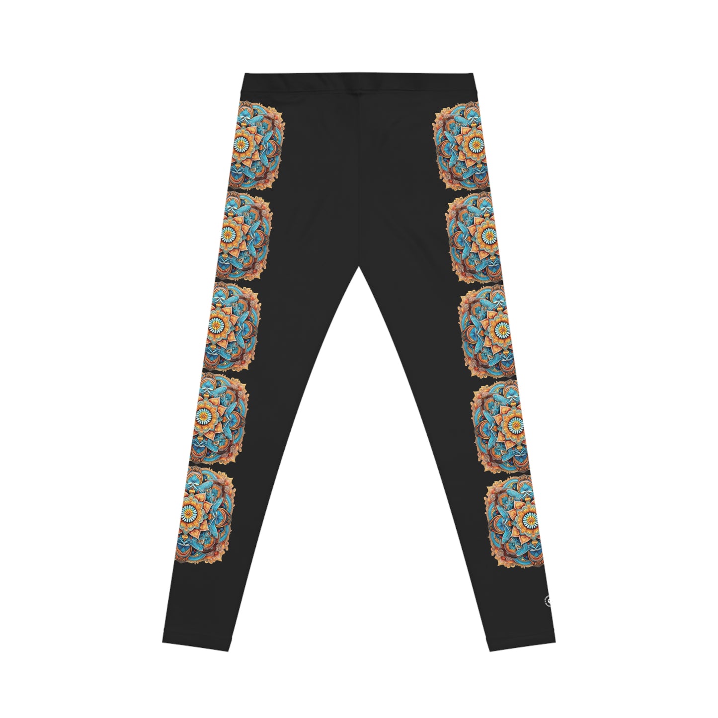 Winged Mandala Trail - Artistic Leggings