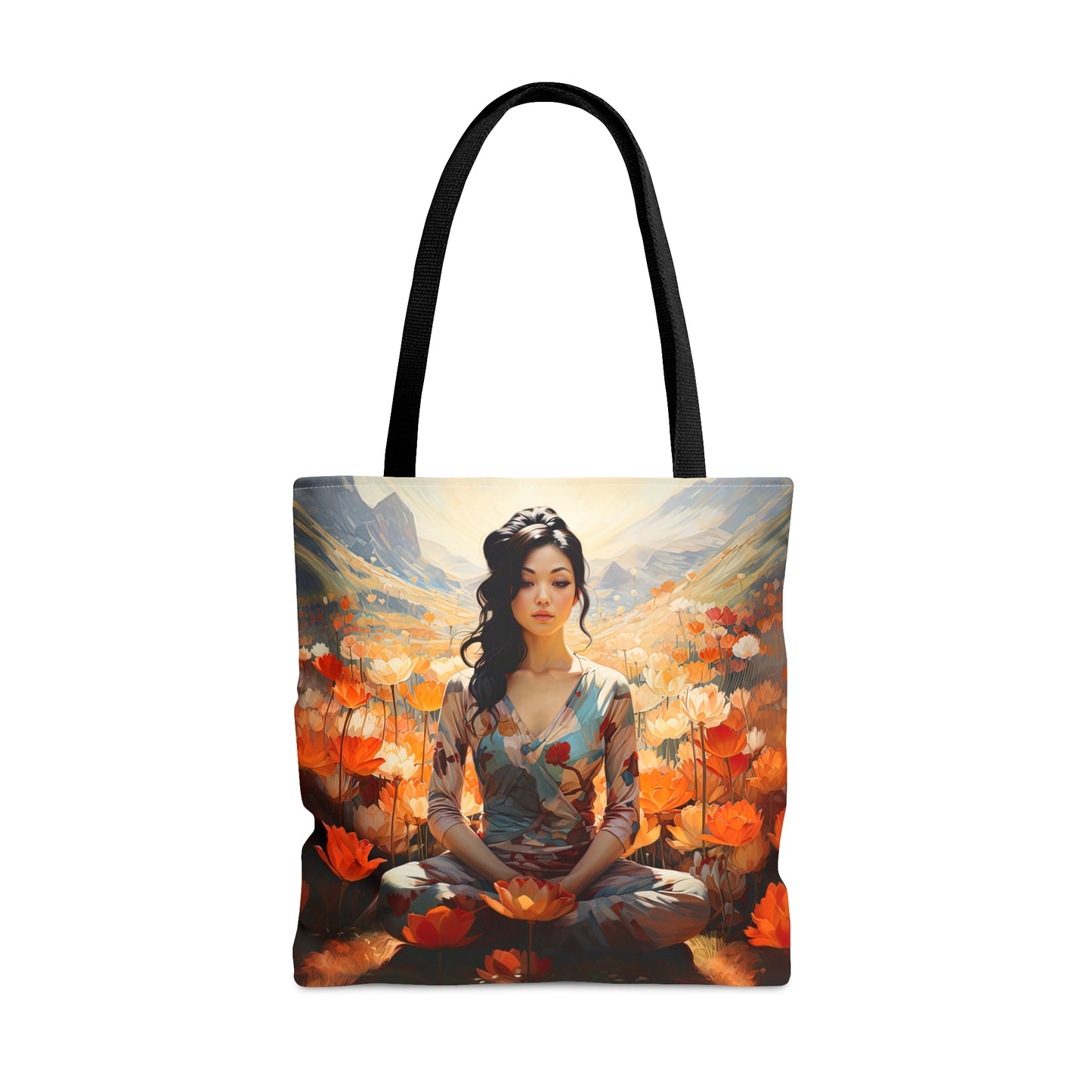 Enlotusment - Artistic Tote Bag