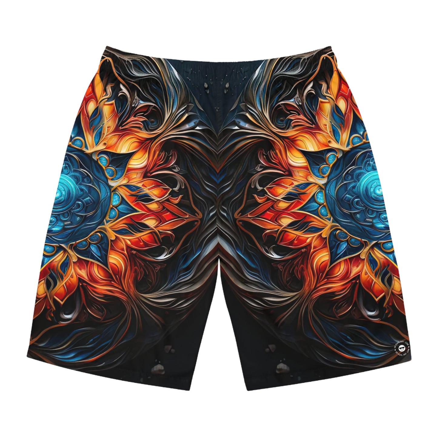 Fire and Ice - Artistic Board Shorts