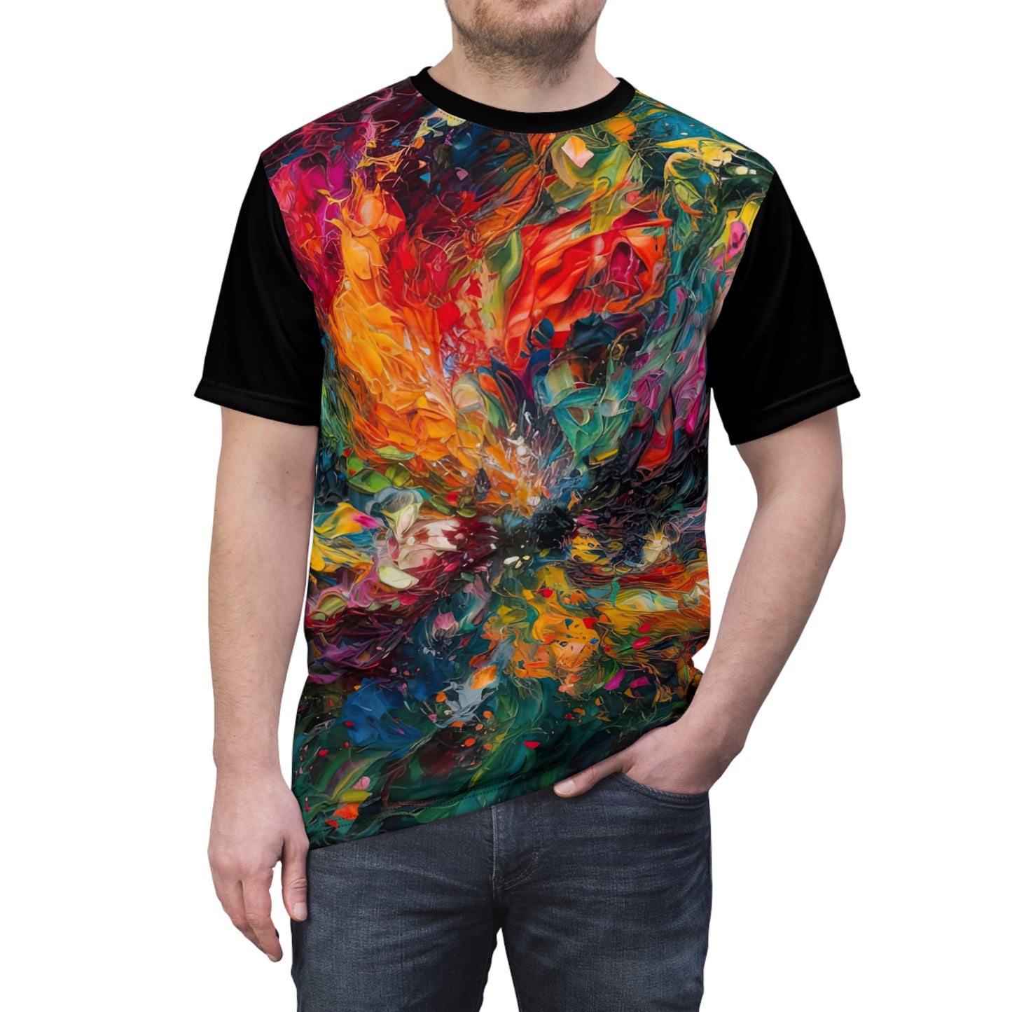 Colorized Dark Energy in Black - Fashion Tee