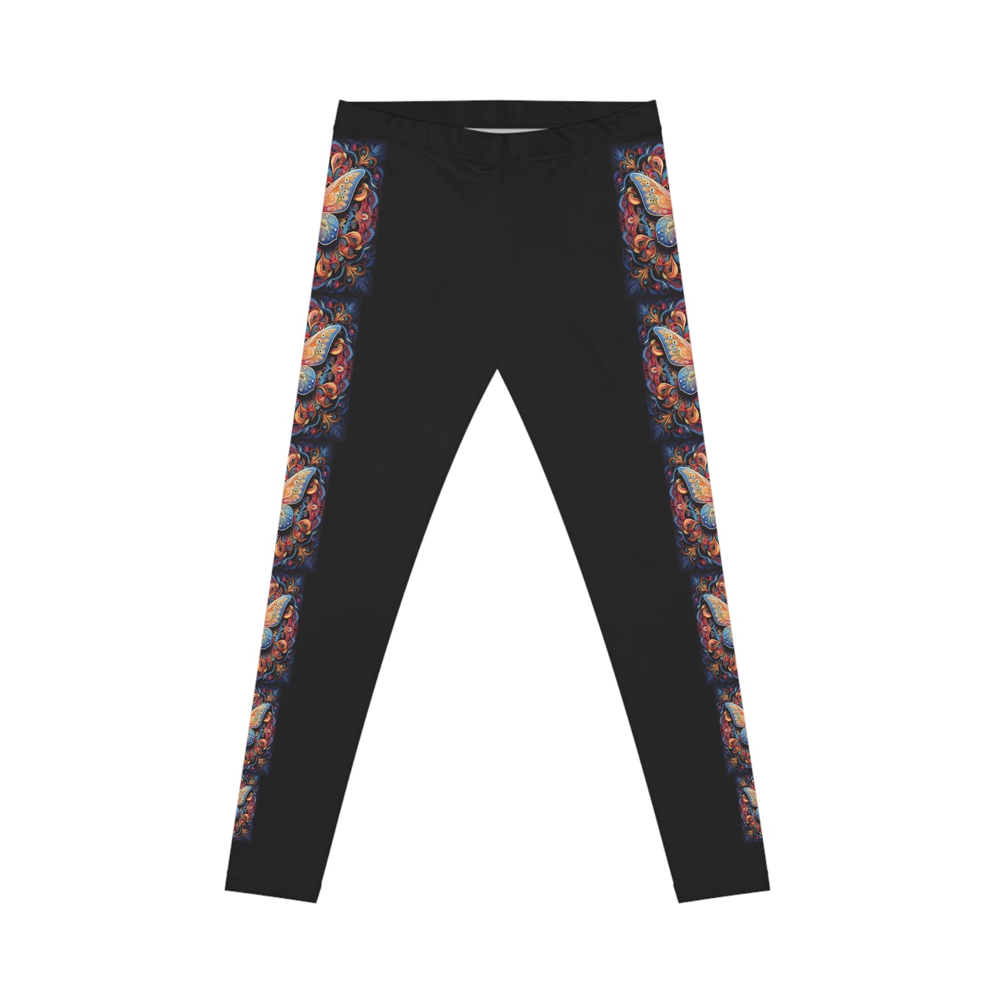 Butterfly Mandala Trail - Artistic Leggings