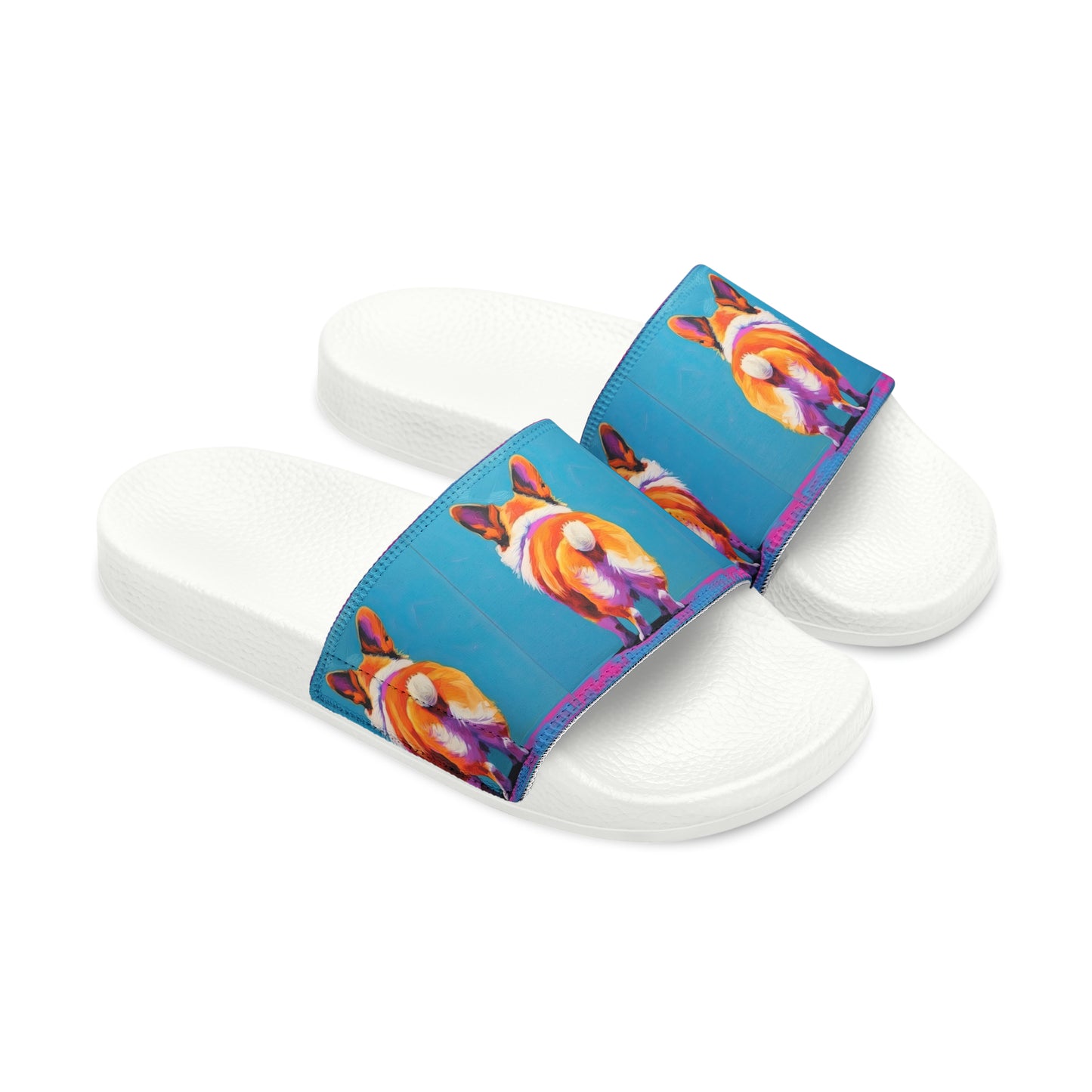 Corgi Butt Blues - Men's Slides