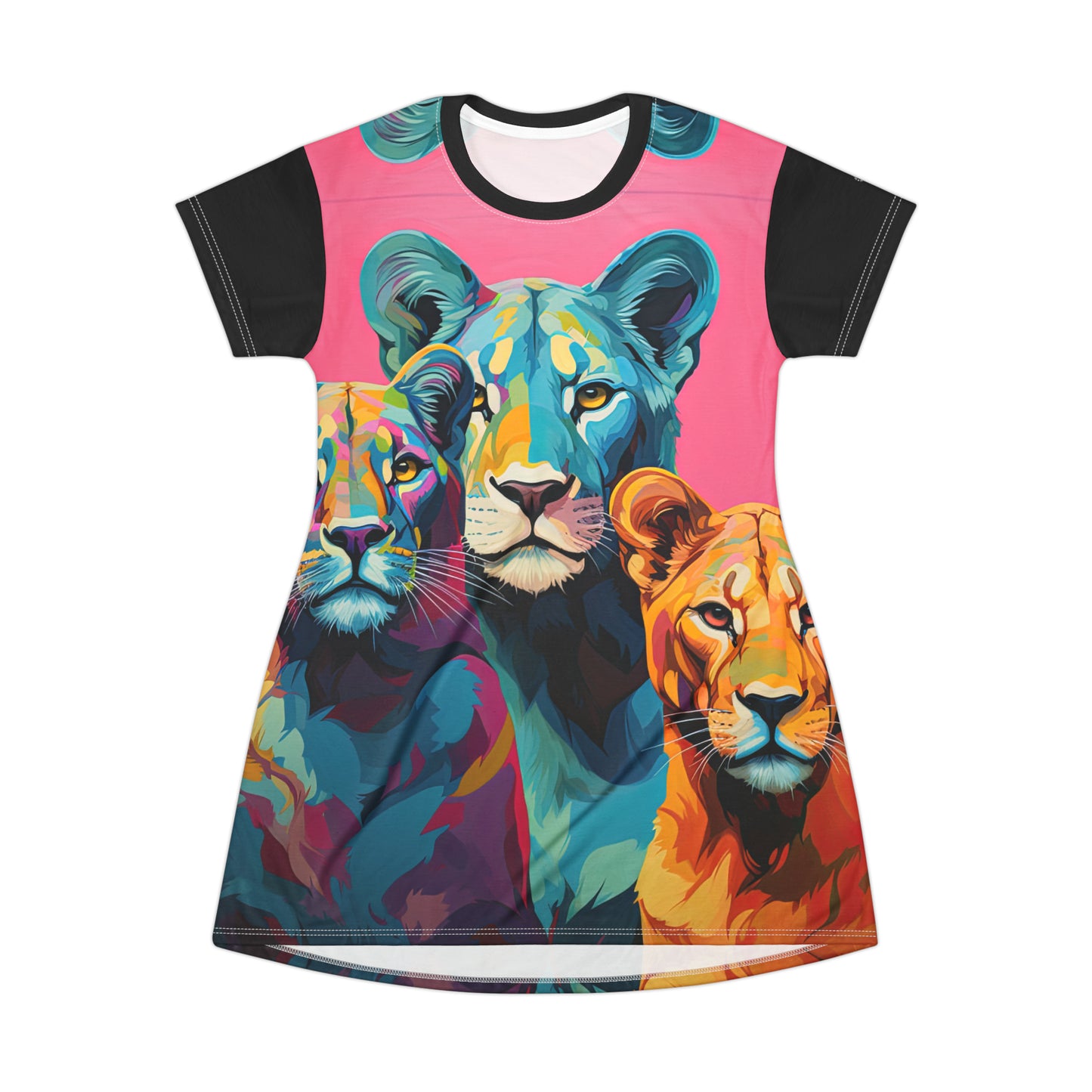 Lion Pride - Artsy T-Shirt Dress