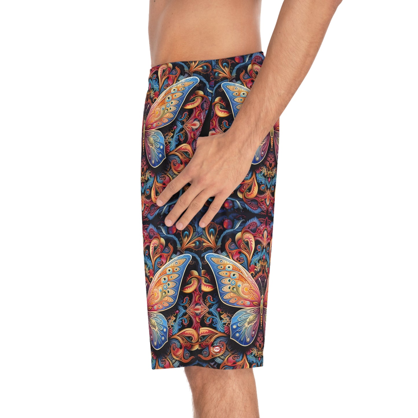 Butterfly Mandala - Artistic Board Shorts