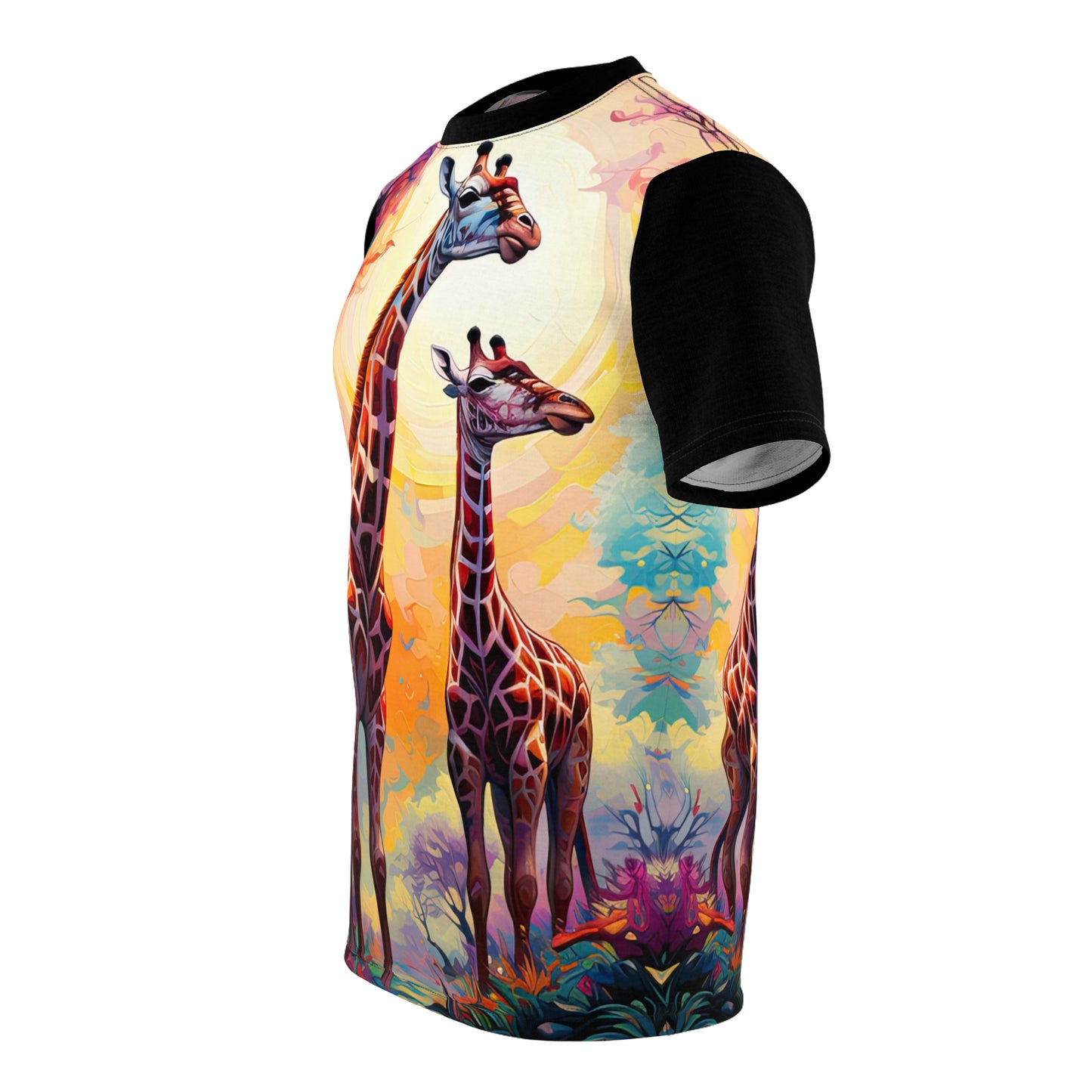 Giraffe Sunrise - Fashion Tee