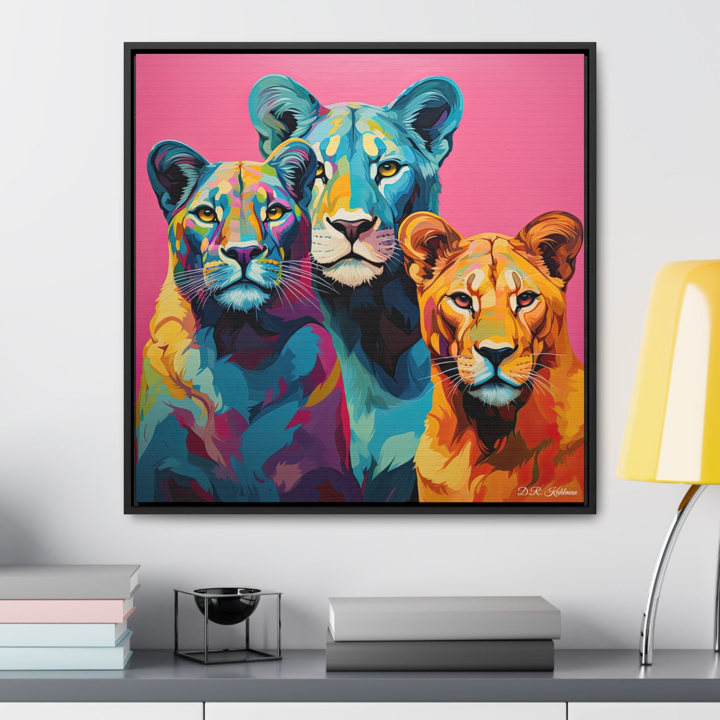 Lion Pride on Canvas