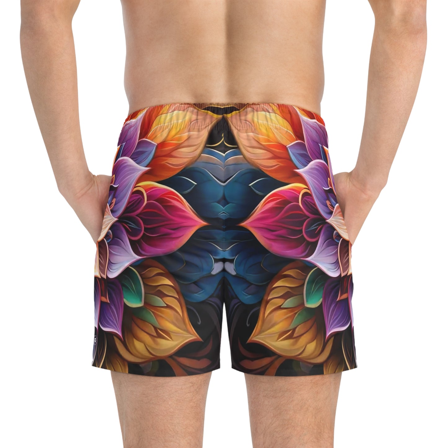 Lotus Mandala - Artsy Swim Trunks