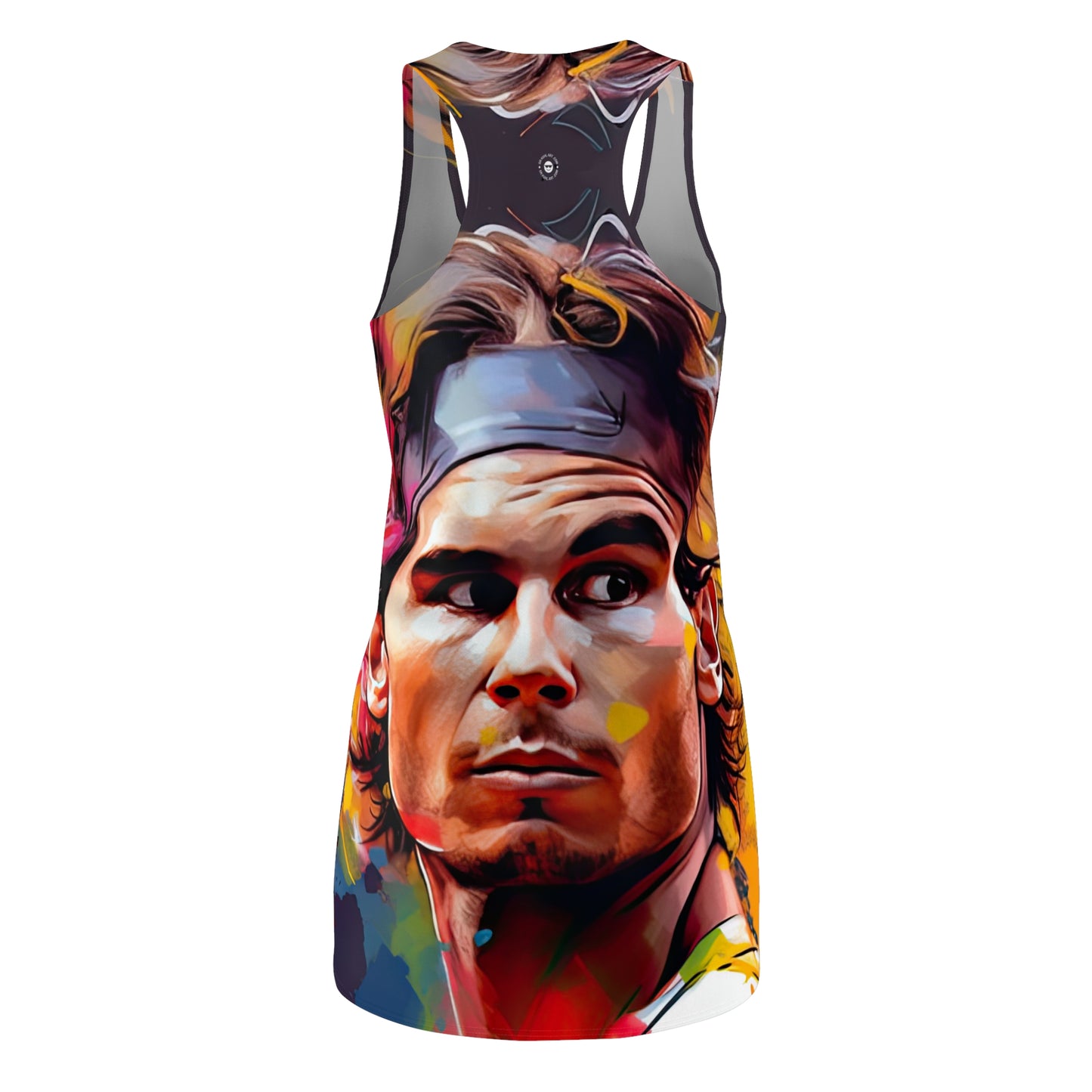 Raphael Nadal Portrait - Artistic Racerback Dress