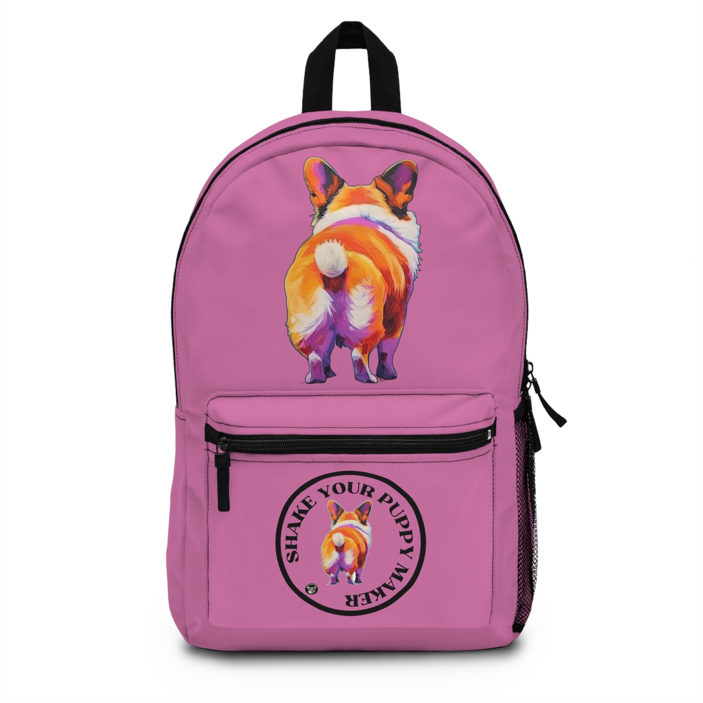 Corgi Butt in Pink - Artsy Backpack