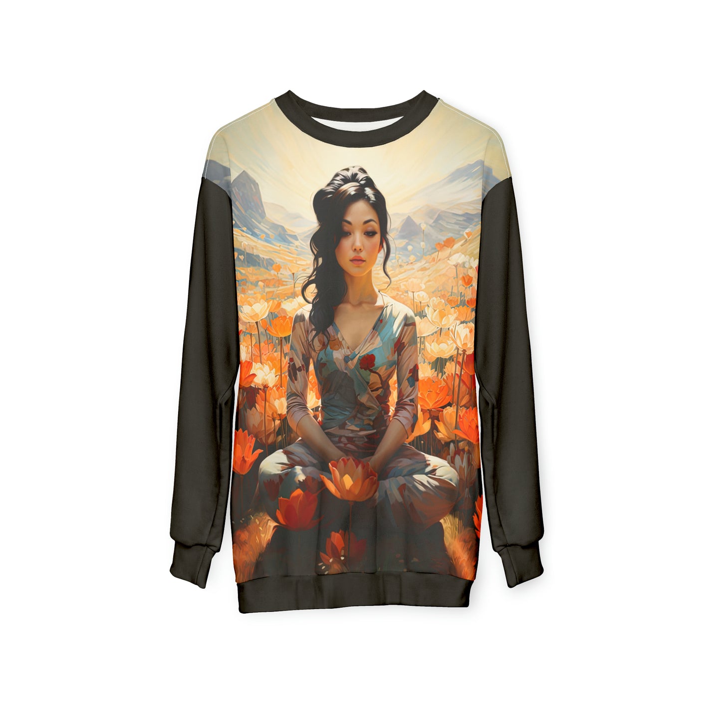 Enlotusment - Artistic Sweatshirt